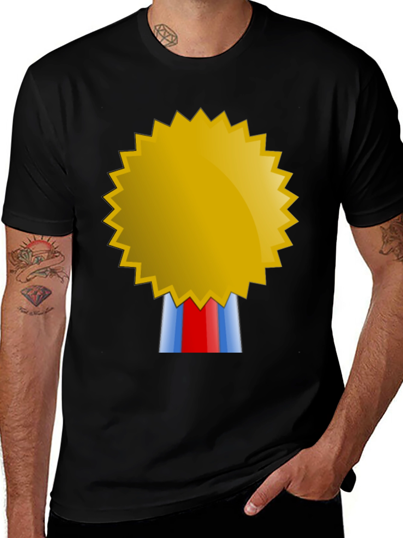 Gold Medal Award Graphic T-Shirt