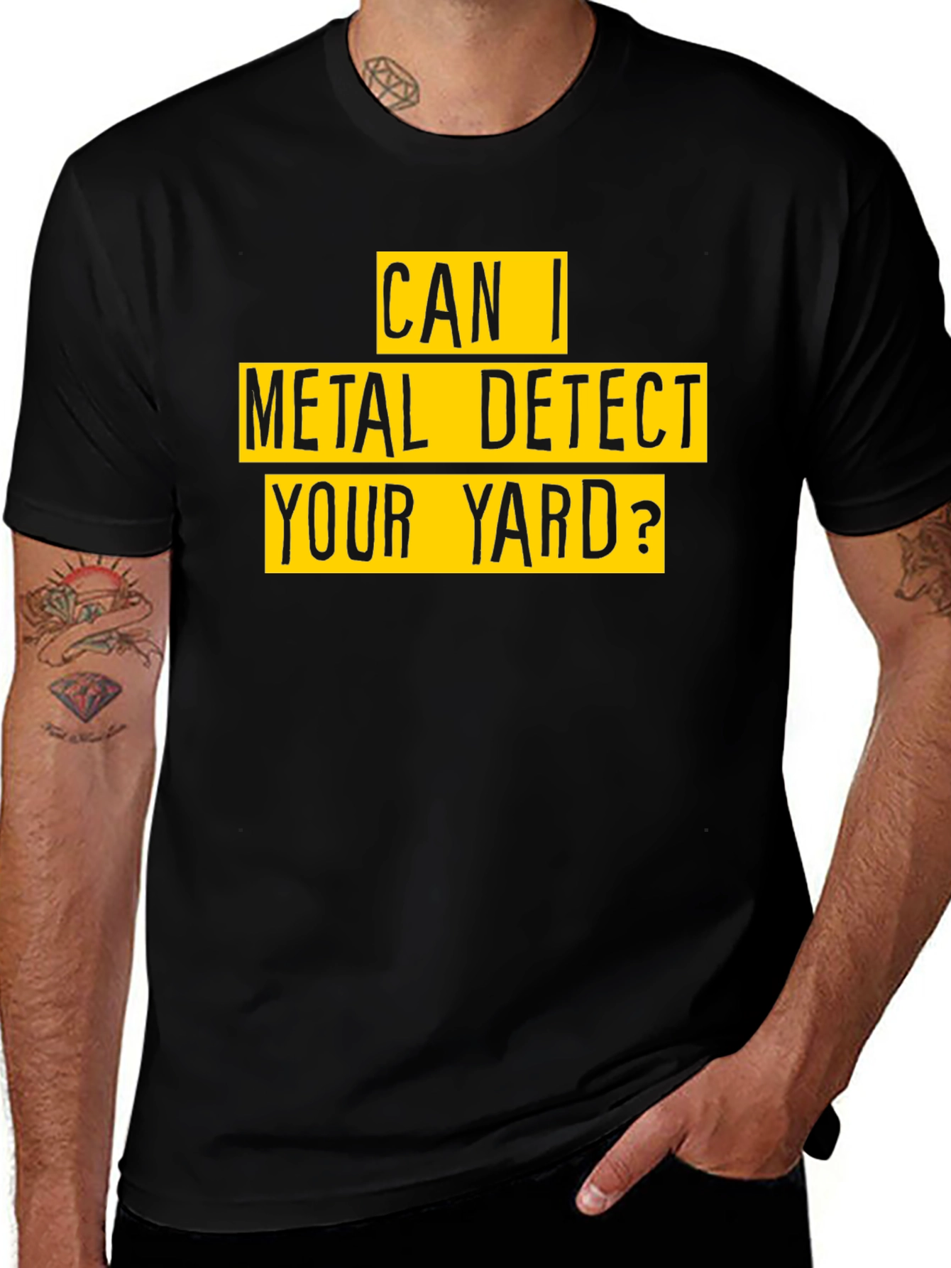 Variant 27 of Metal Detecting T-Shirt - Funny Yard Search Tee