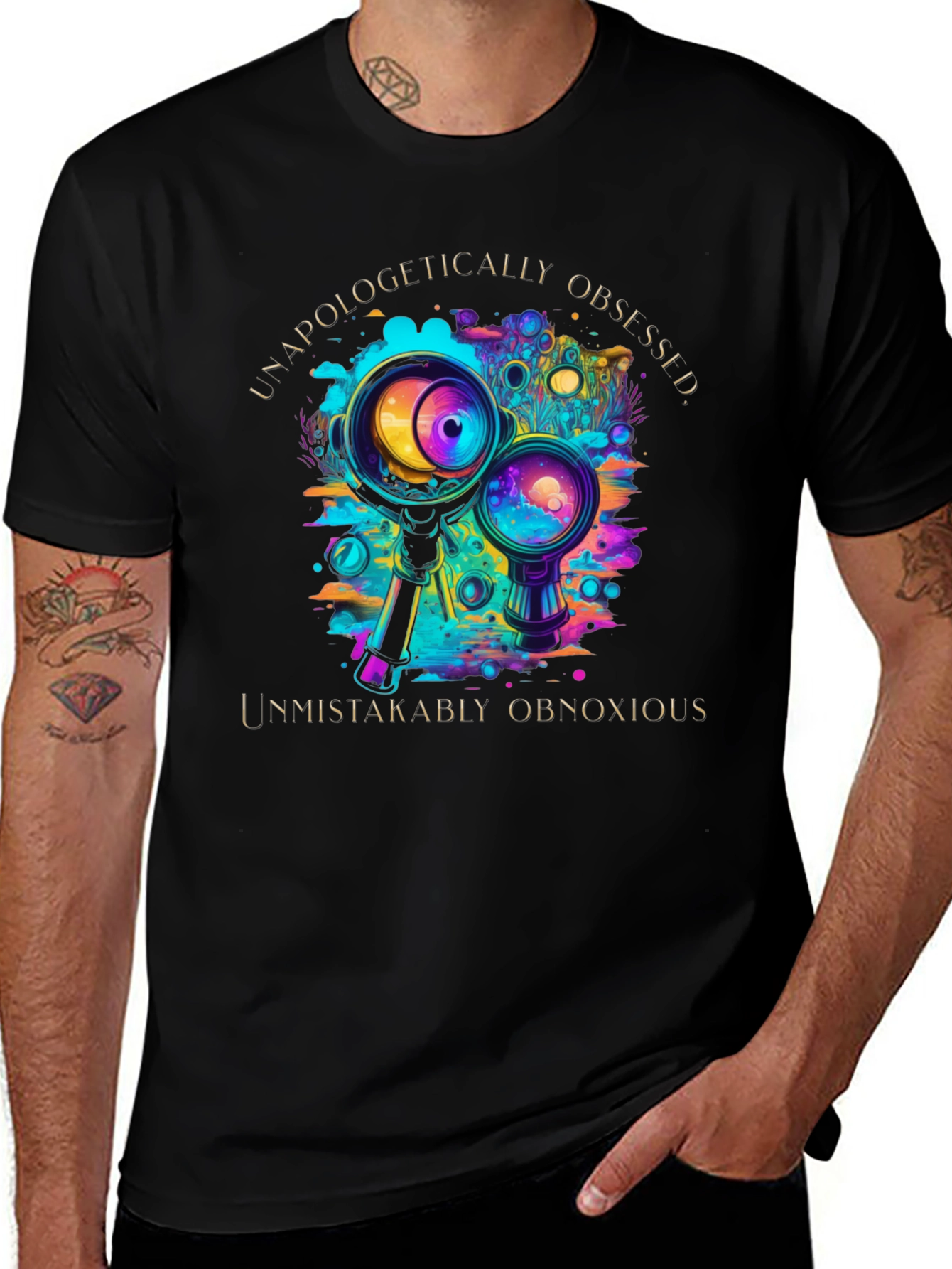Unapologetically Obsessed Black T-Shirt