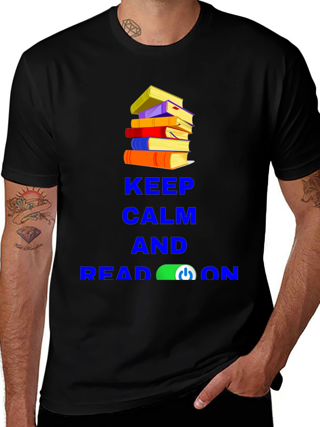 Keep Calm and Read On T-Shirt