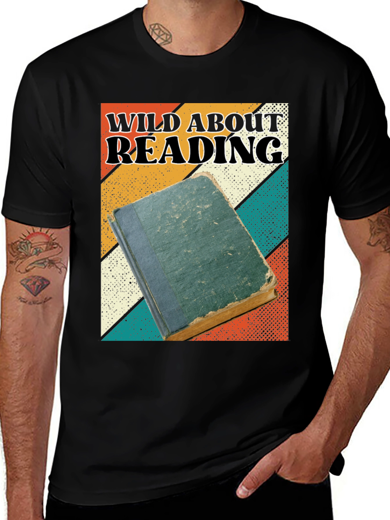 Variant 4 of Wild About Reading Graphic Tee