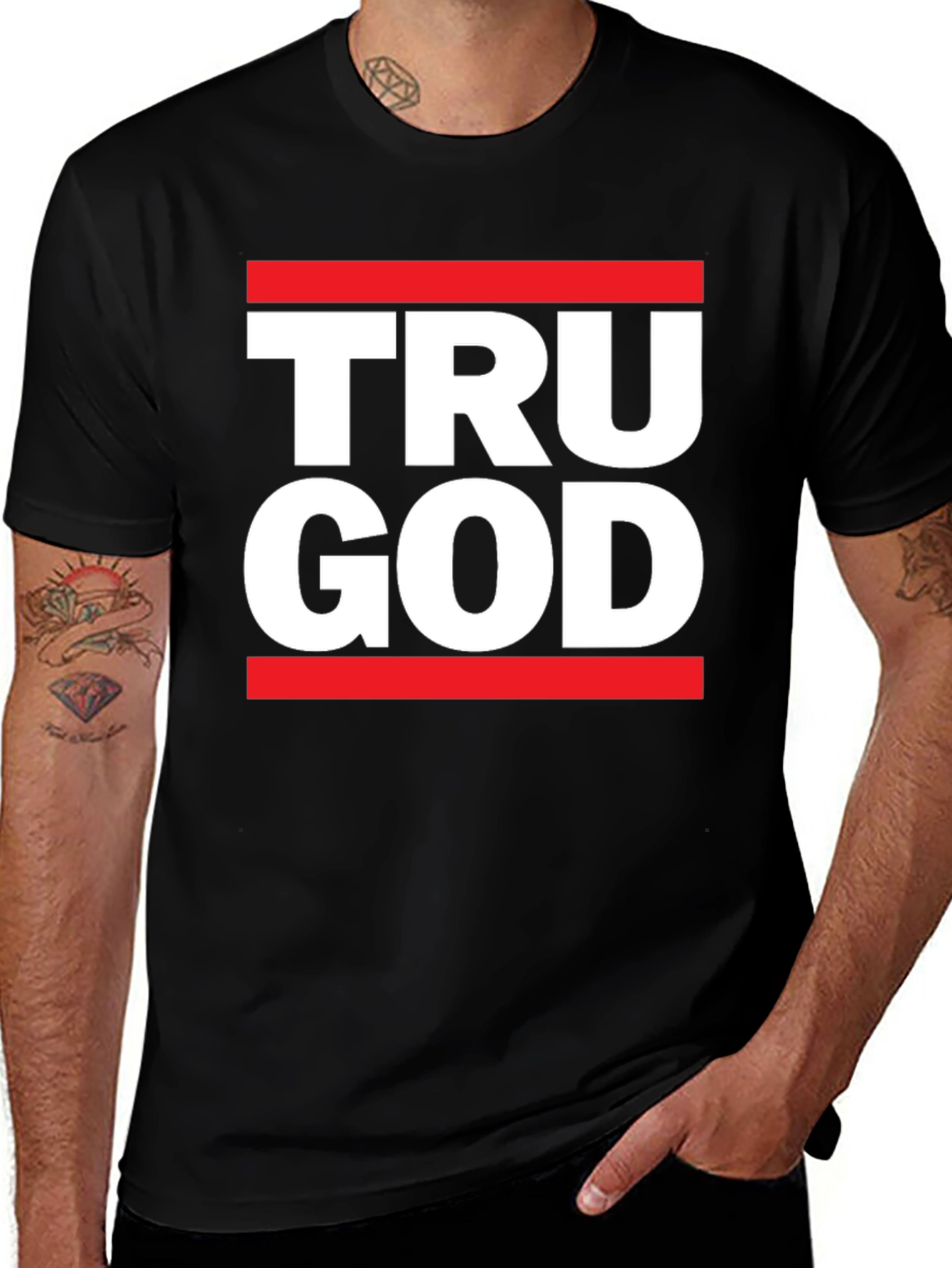 Variant 25 of TRU GOD Graphic T-Shirt - Bold Statement Tee