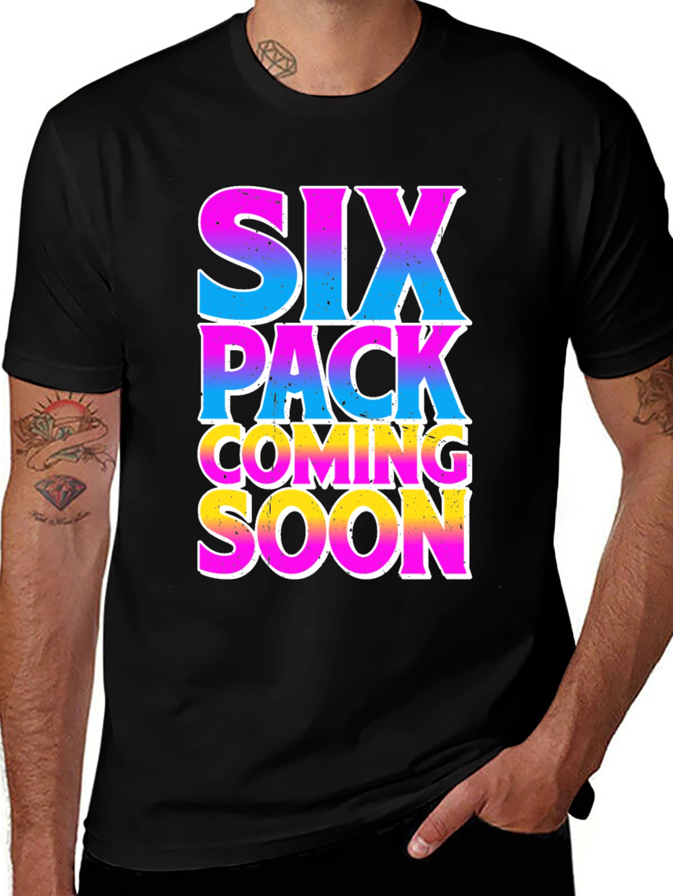 Variant 3 of Six Pack Coming Soon Graphic T-Shirt