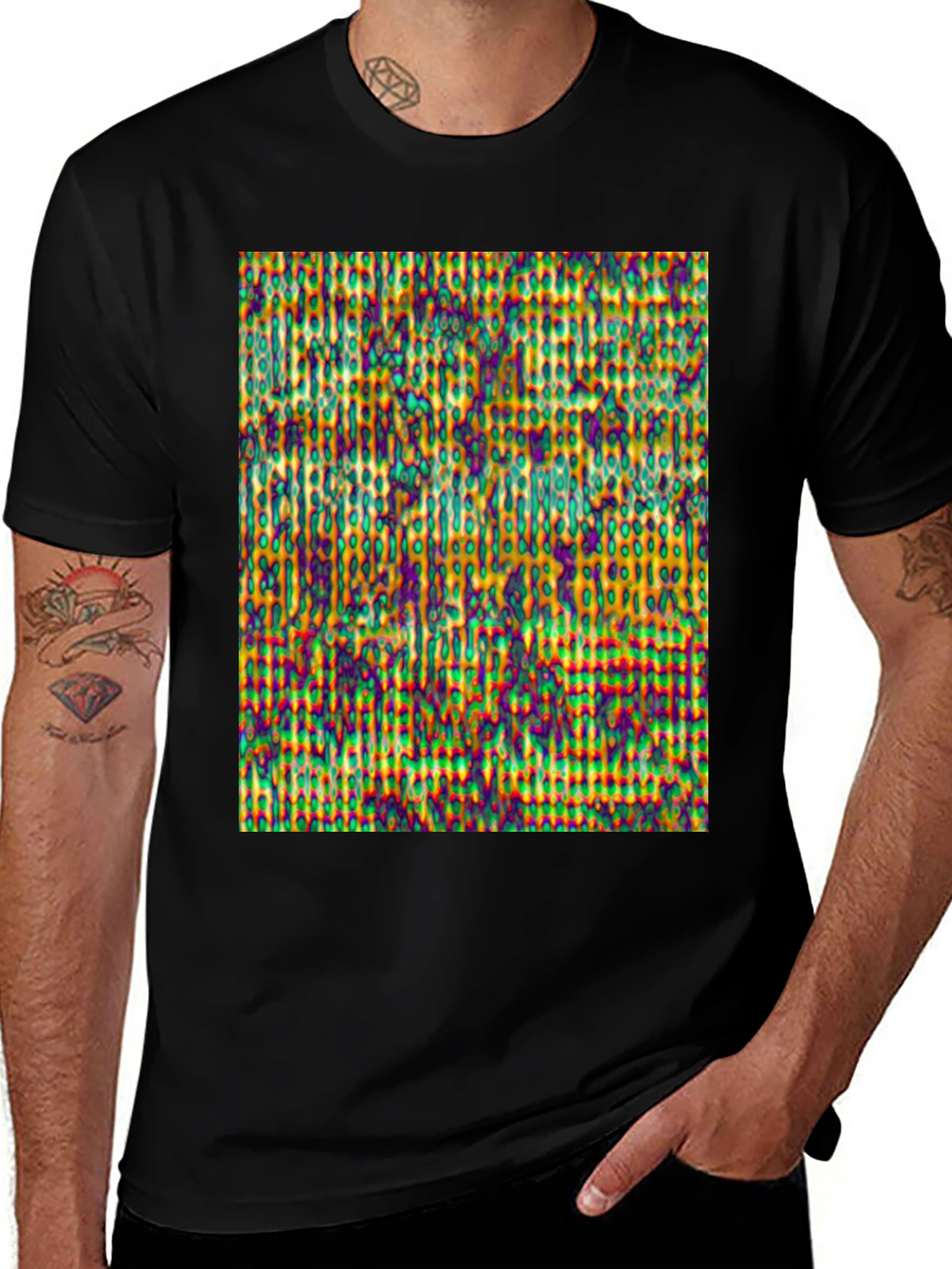 Variant 24 of Abstract Pattern Graphic T-Shirt