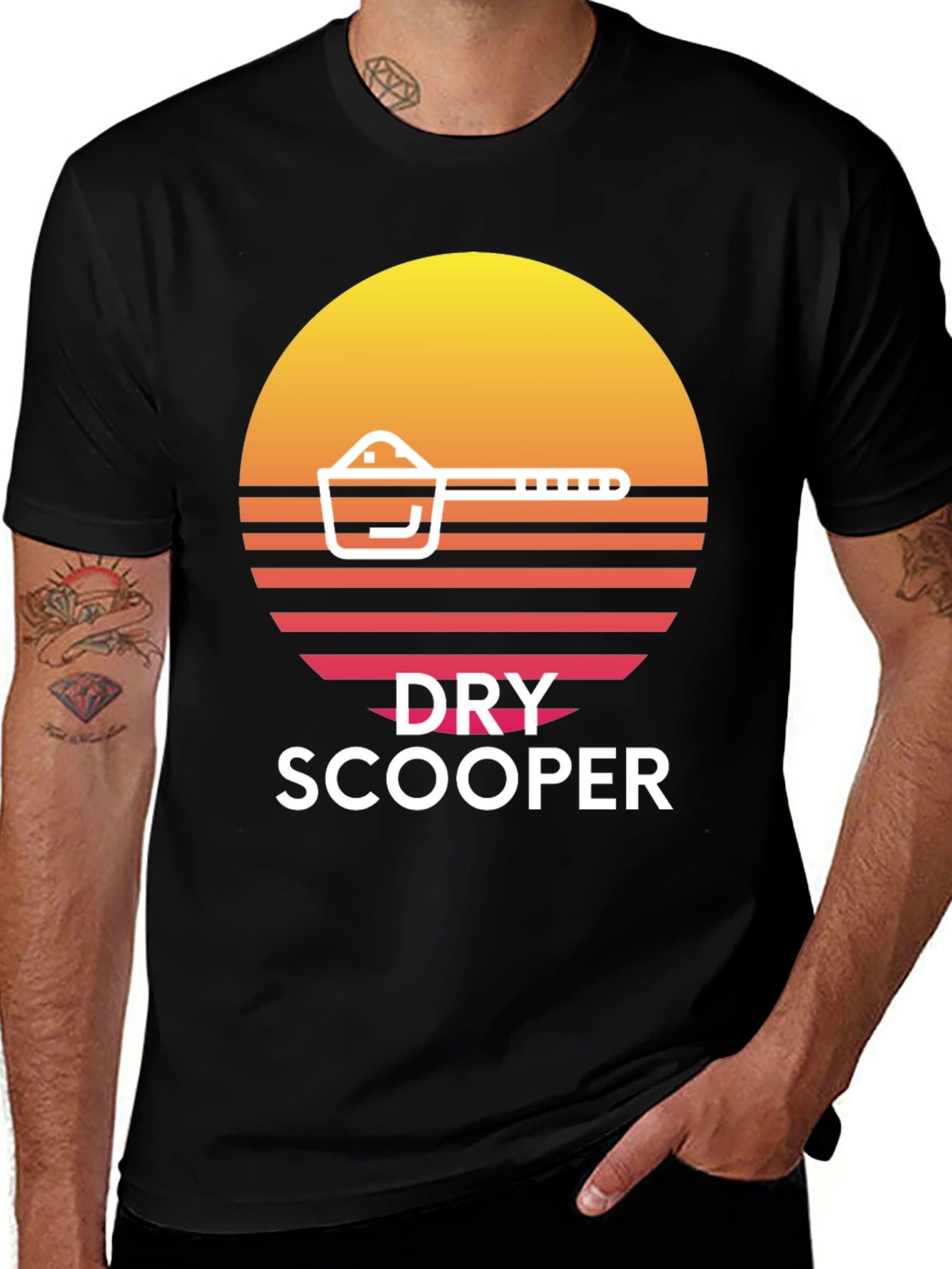 Variant 24 of Dry Scooper Graphic T-Shirt - Black