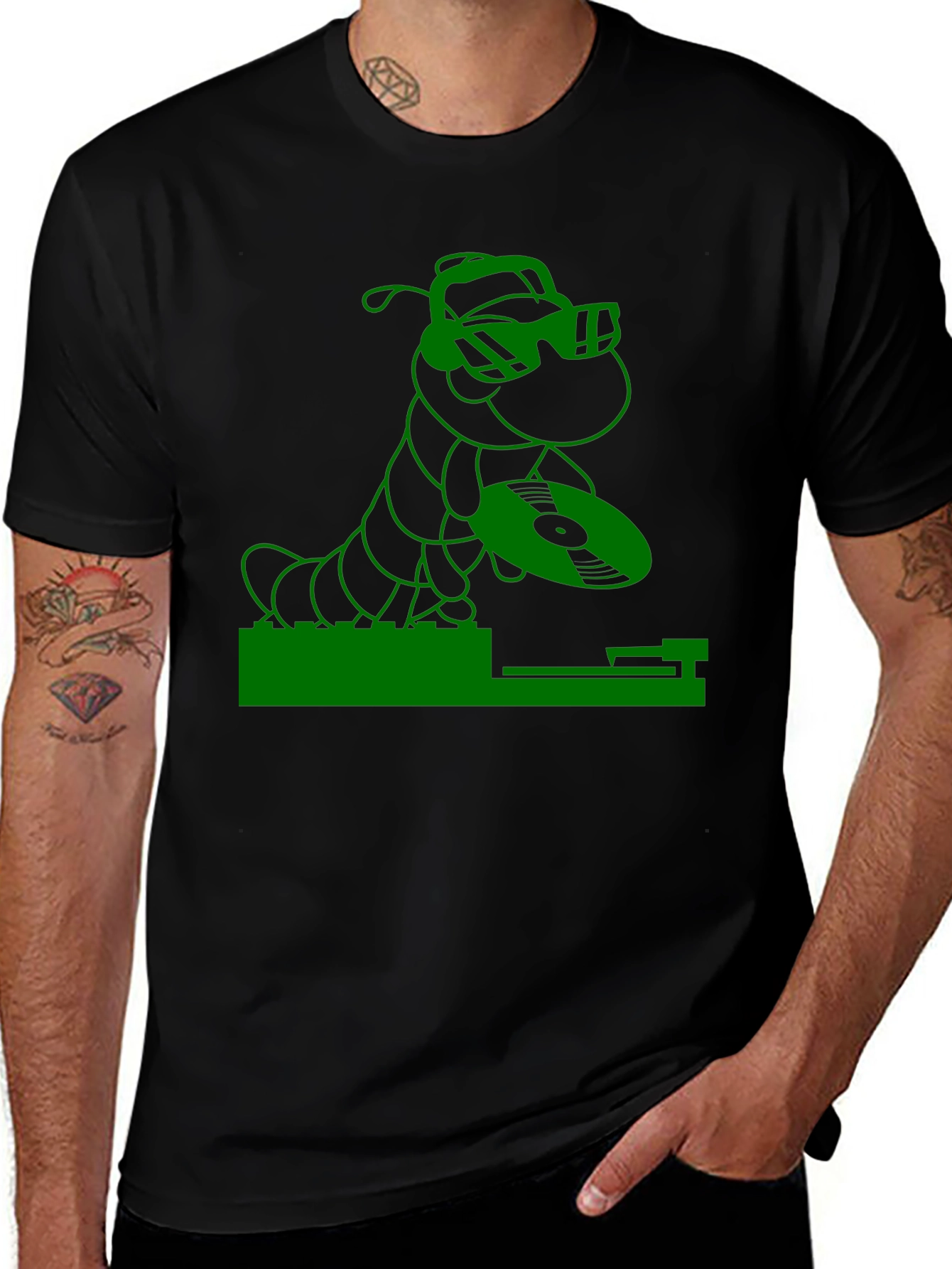 Variant 11 of DJ Worm Graphic T-Shirt - Party Animal Tee