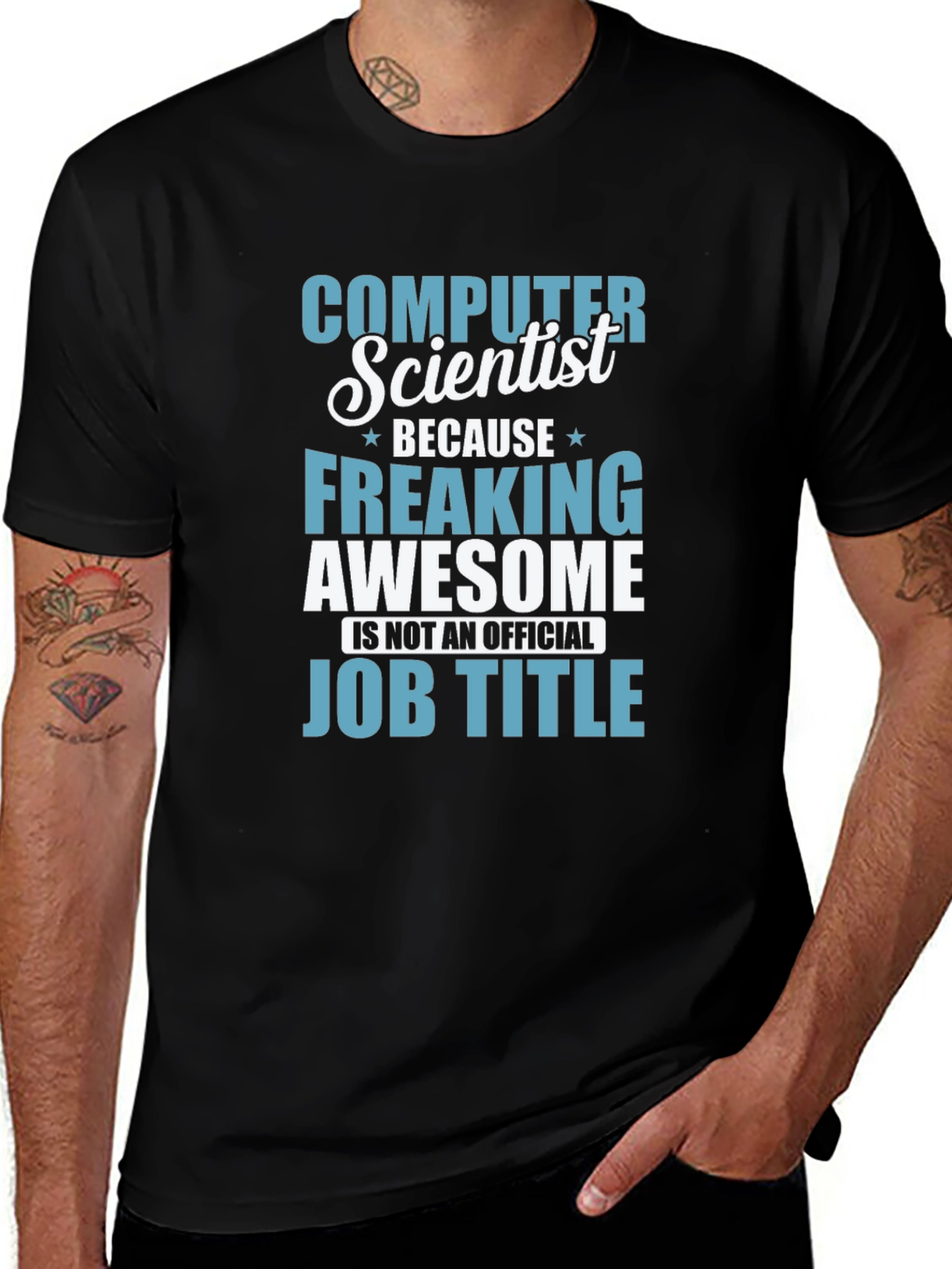 Variant 8 of Computer Scientist Awesome Job Title T-Shirt