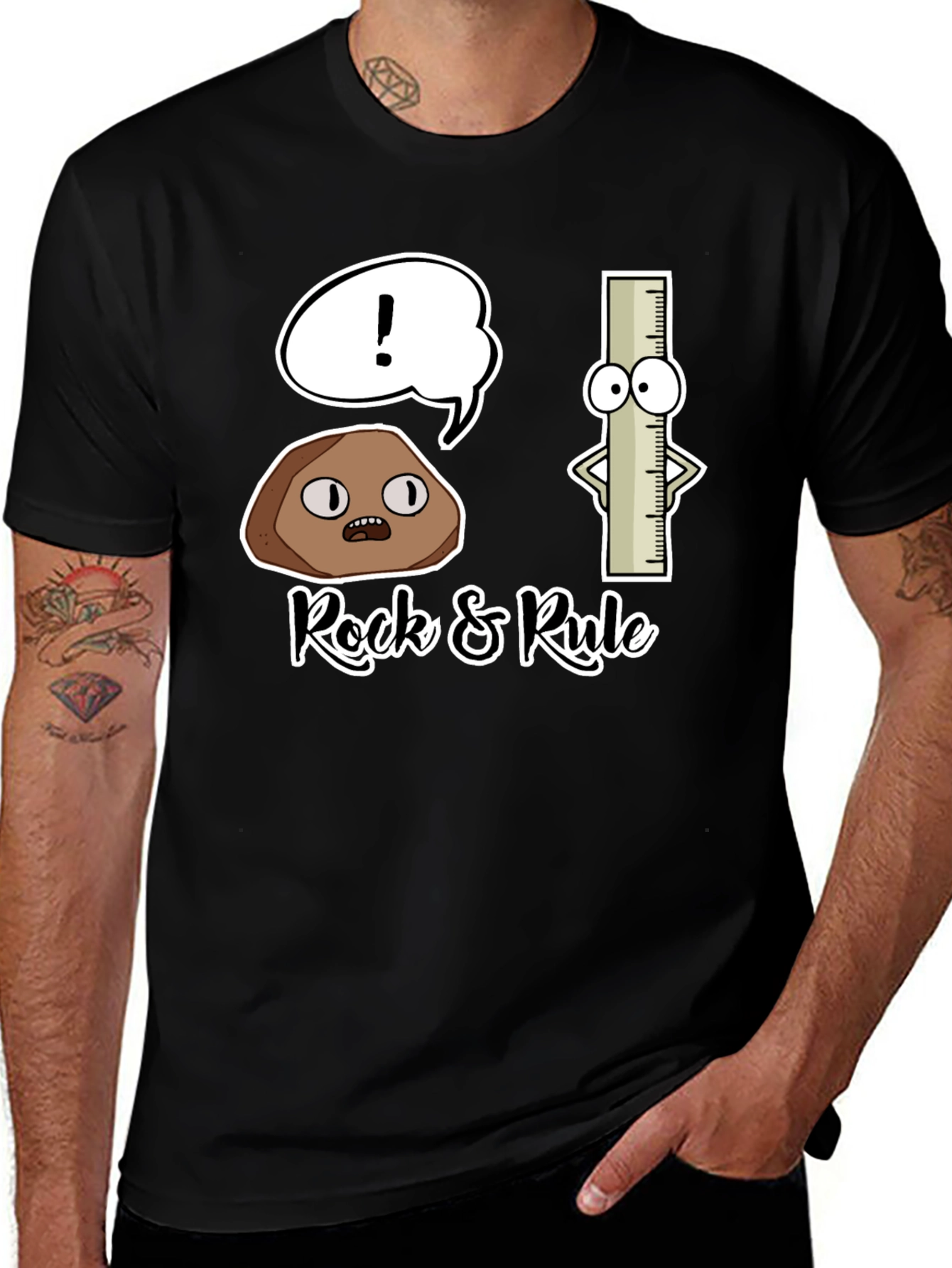 Variant 23 of Rock & Rule Cartoon Graphic T-Shirt