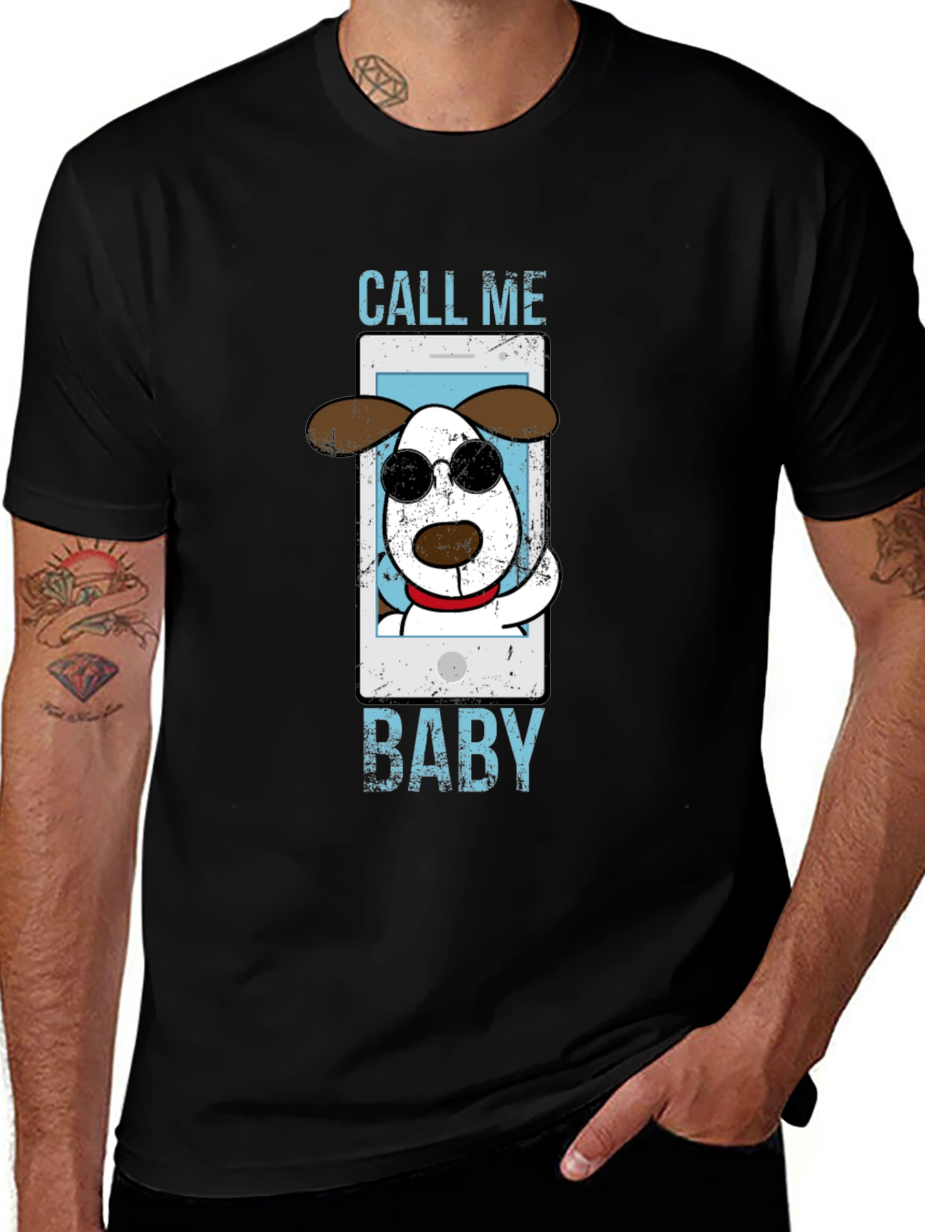 Variant 12 of Call Me Baby Dog T-Shirt