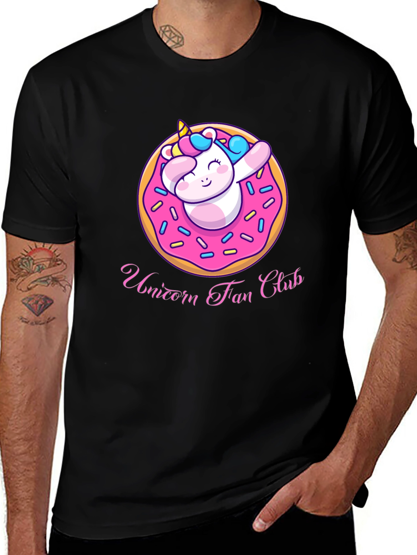 Variant 5 of Unicorn Fan Club Donut T-Shirt