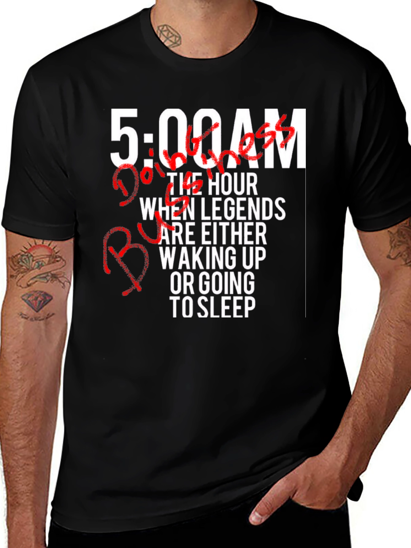 Variant 3 of Legends 5:00 AM T-Shirt - Motivational Fitness Apparel