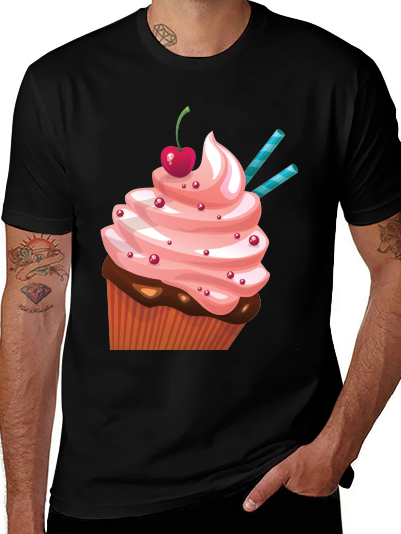 Variant 3 of Cupcake T-Shirt: Sweet Treat Fashion