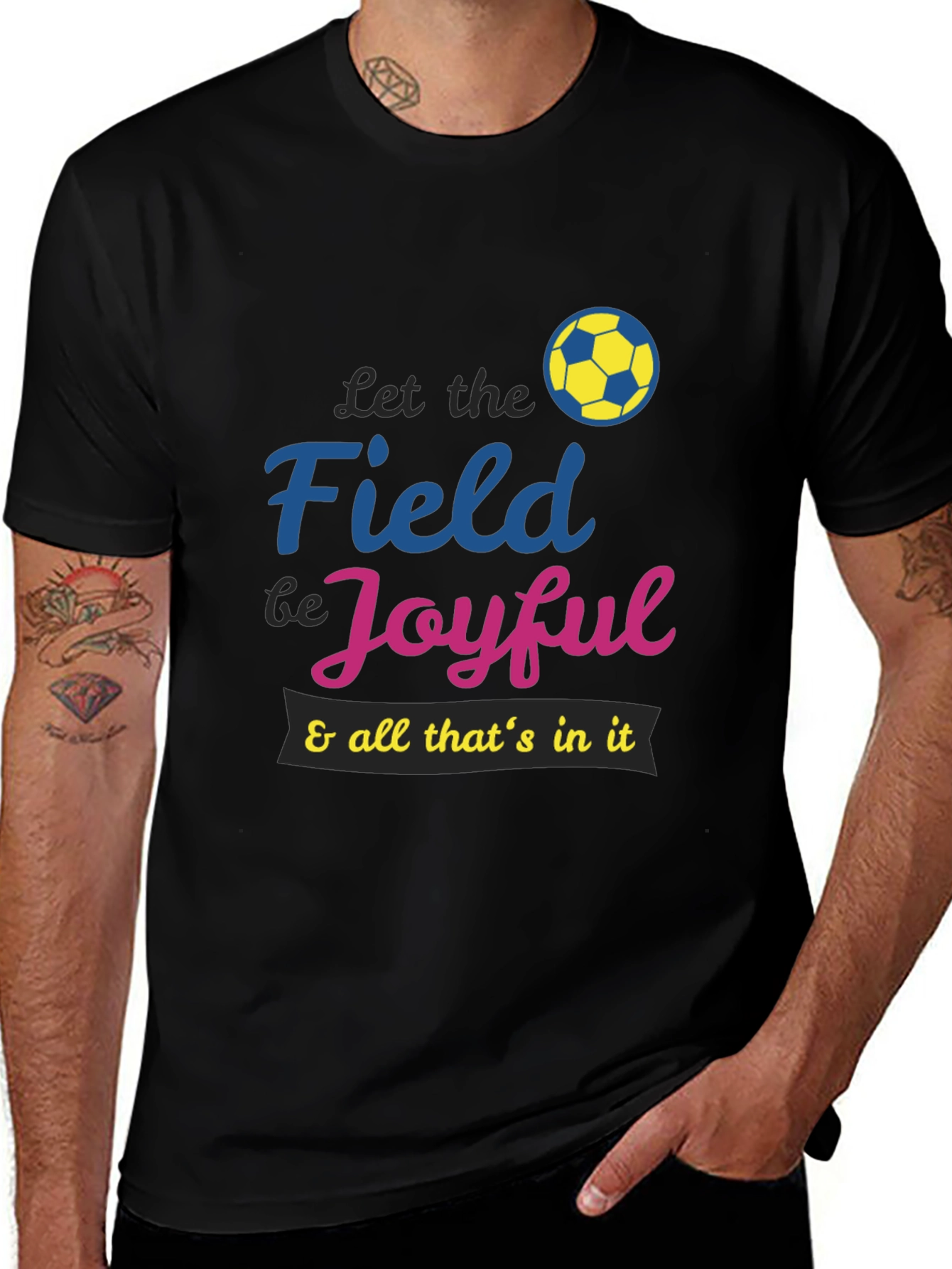 Variant 20 of Joyful Soccer T-Shirt