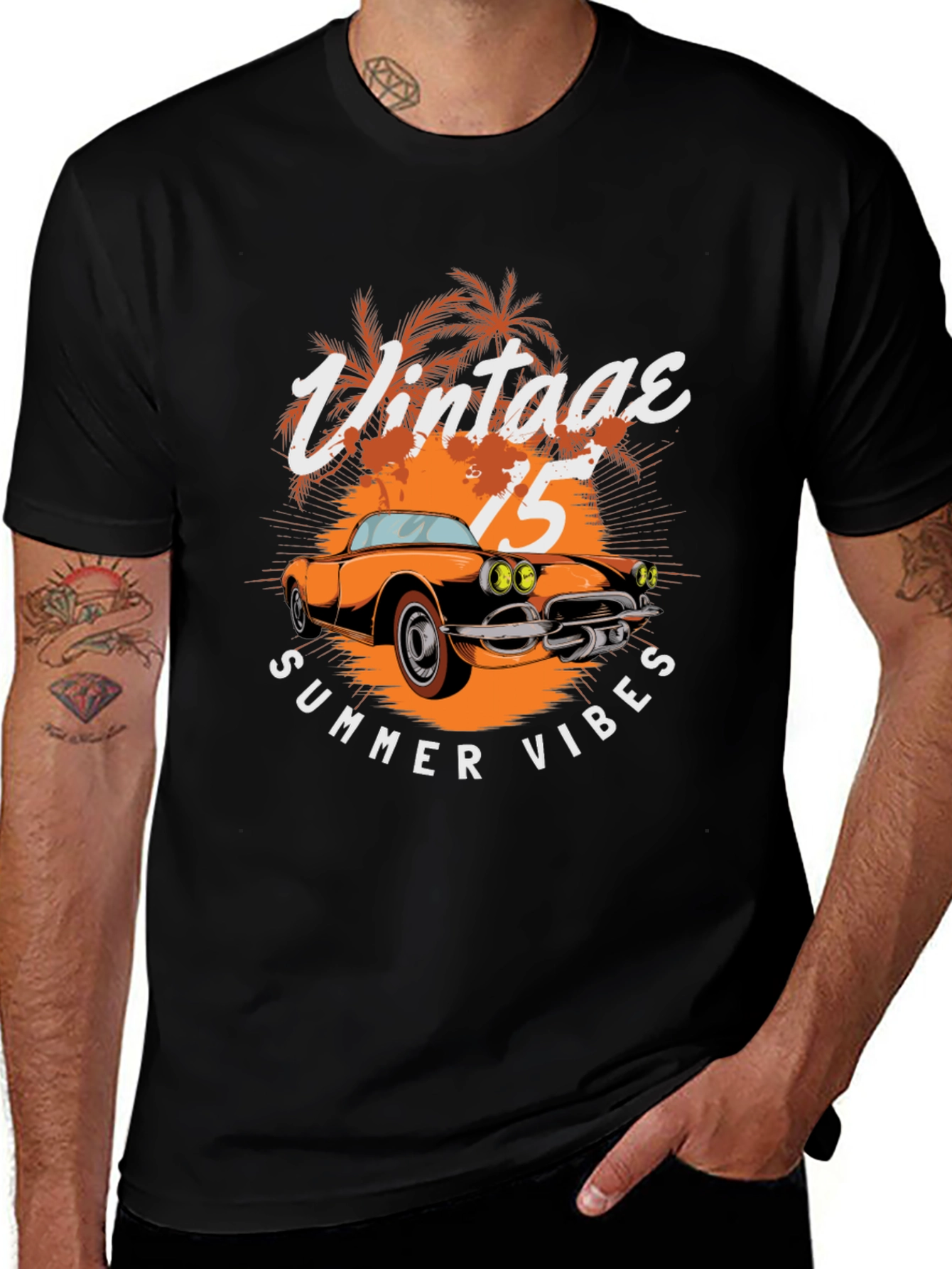 Variant 6 of Vintage Summer Vibes Graphic Tee