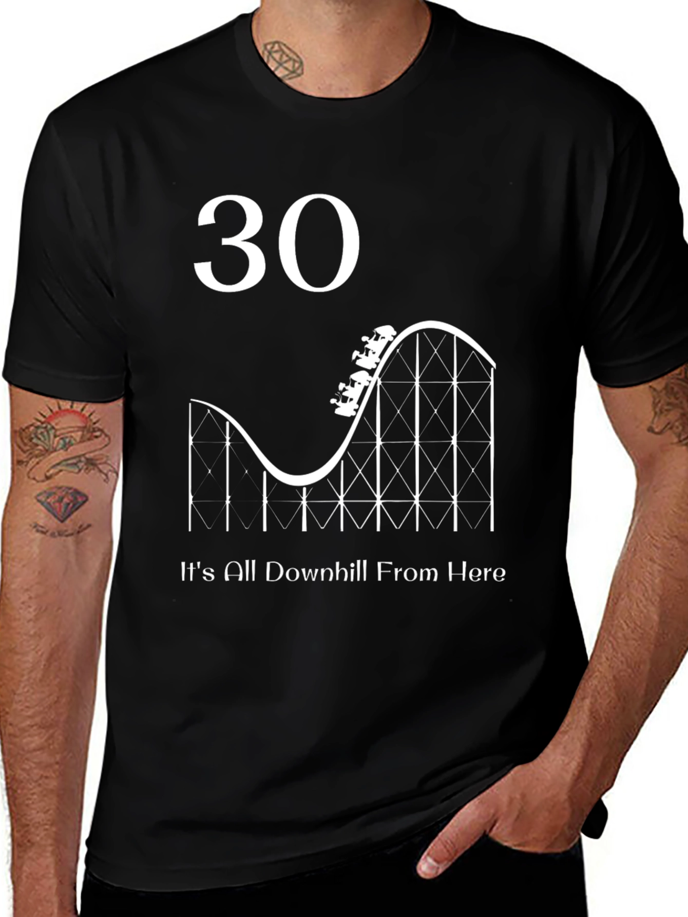 30th Birthday Rollercoaster T-Shirt