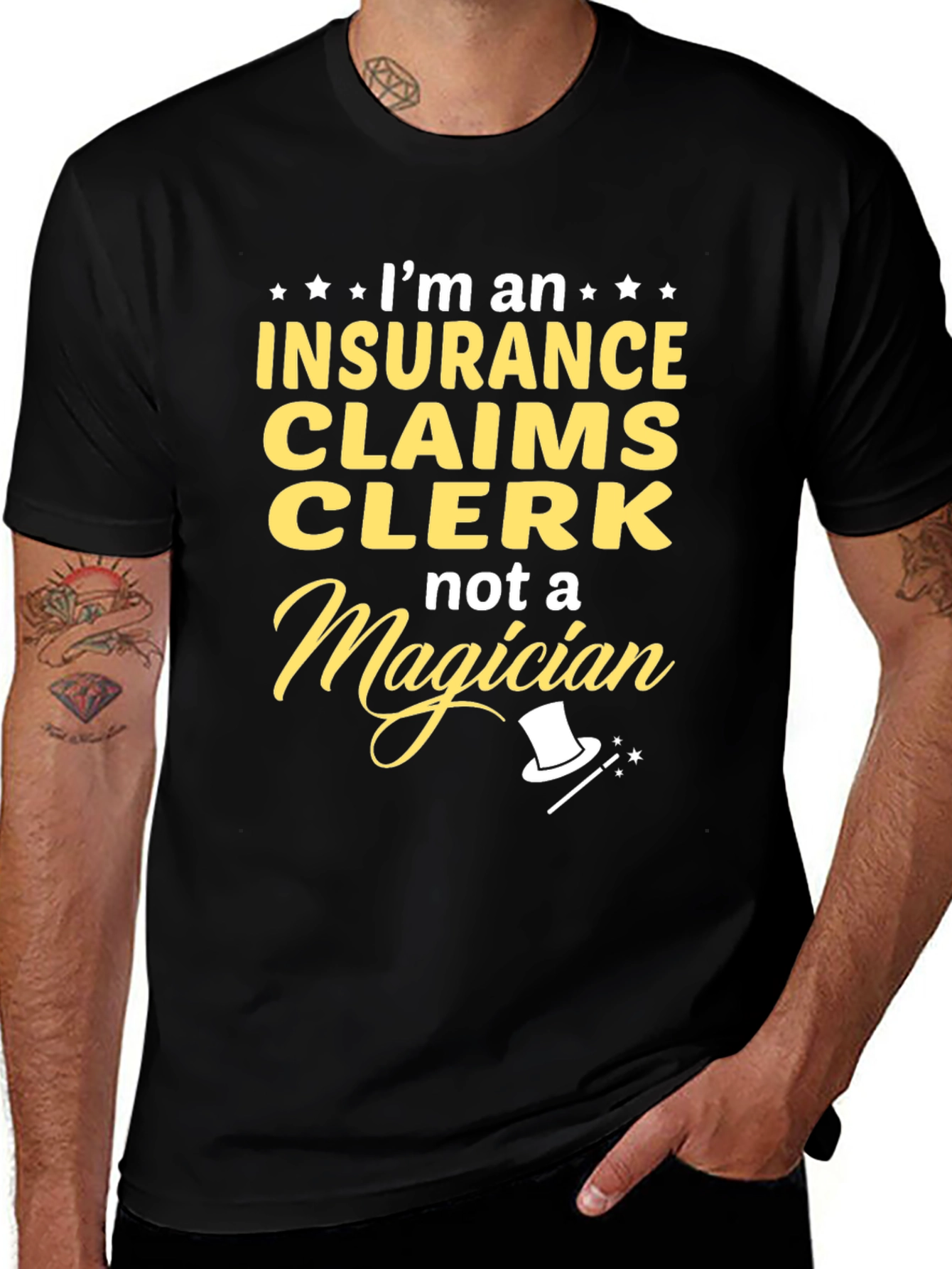 Variant 25 of Insurance Claims Clerk Novelty Graphic T-Shirt