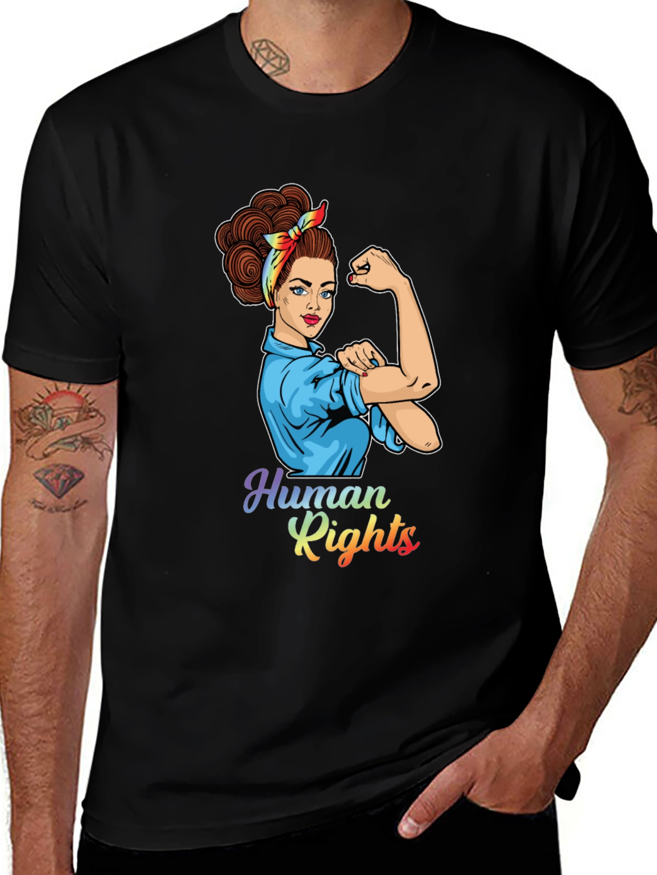 Variant 15 of Empowered Human Rights Graphic Tee