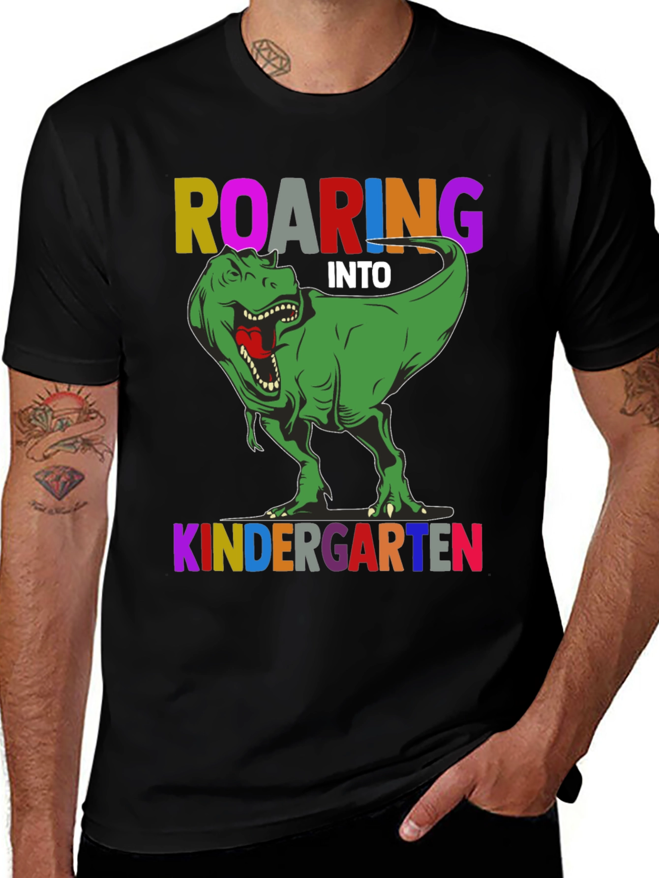 Variant 23 of Roaring Into Kindergarten T-Shirt