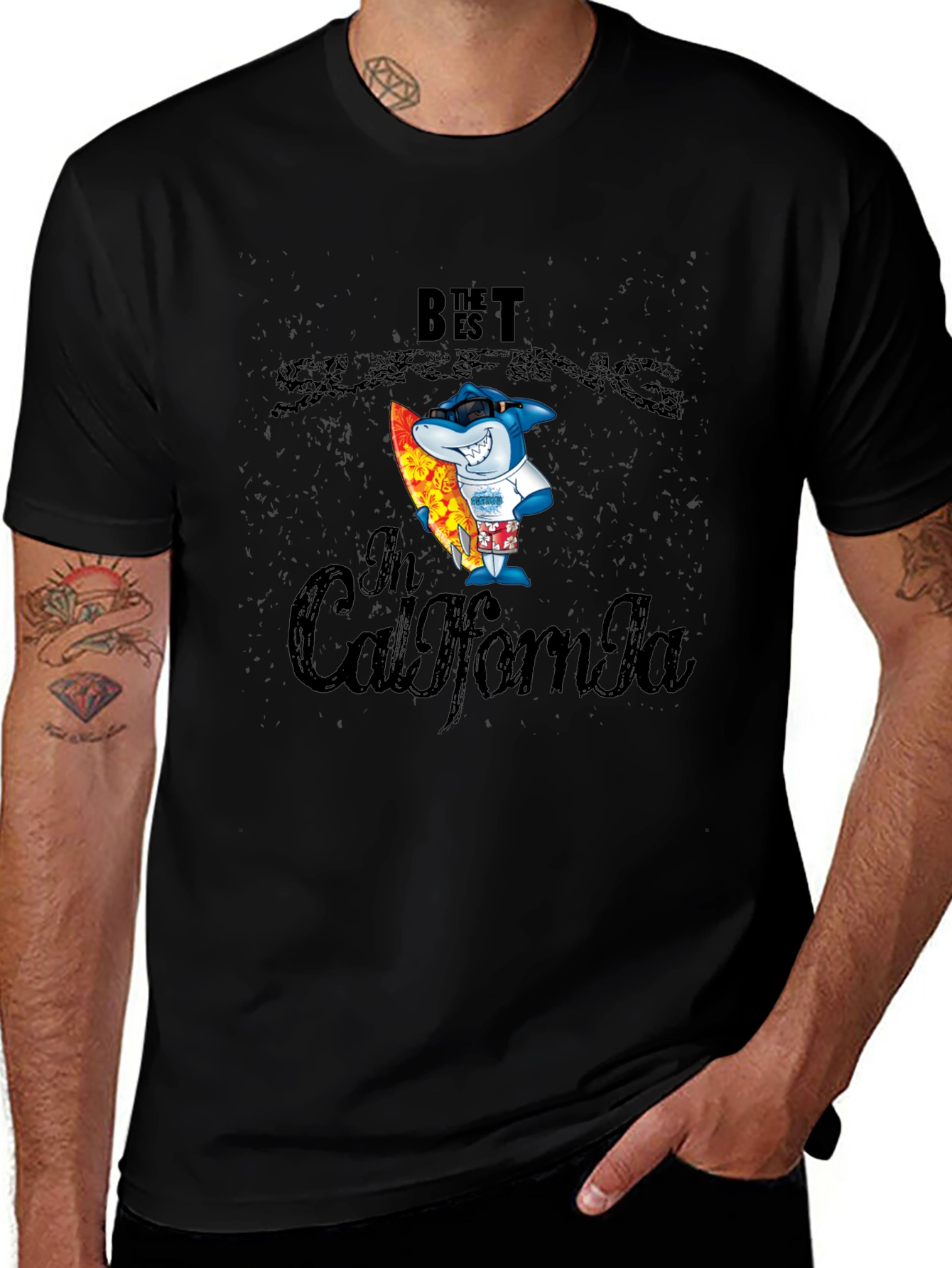 Variant 7 of California Shark Graphic Tee