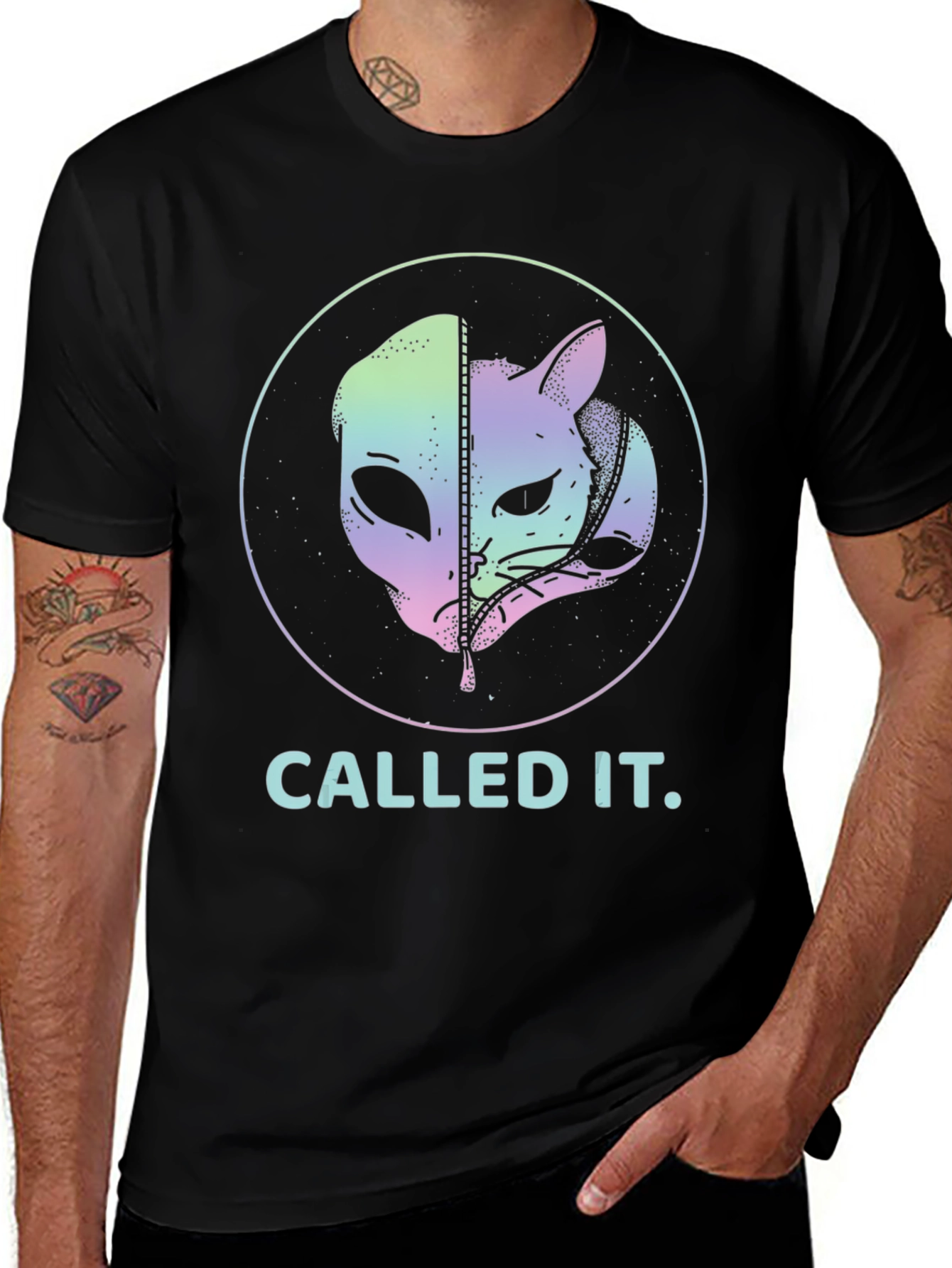 Called It Alien Cat T-Shirt