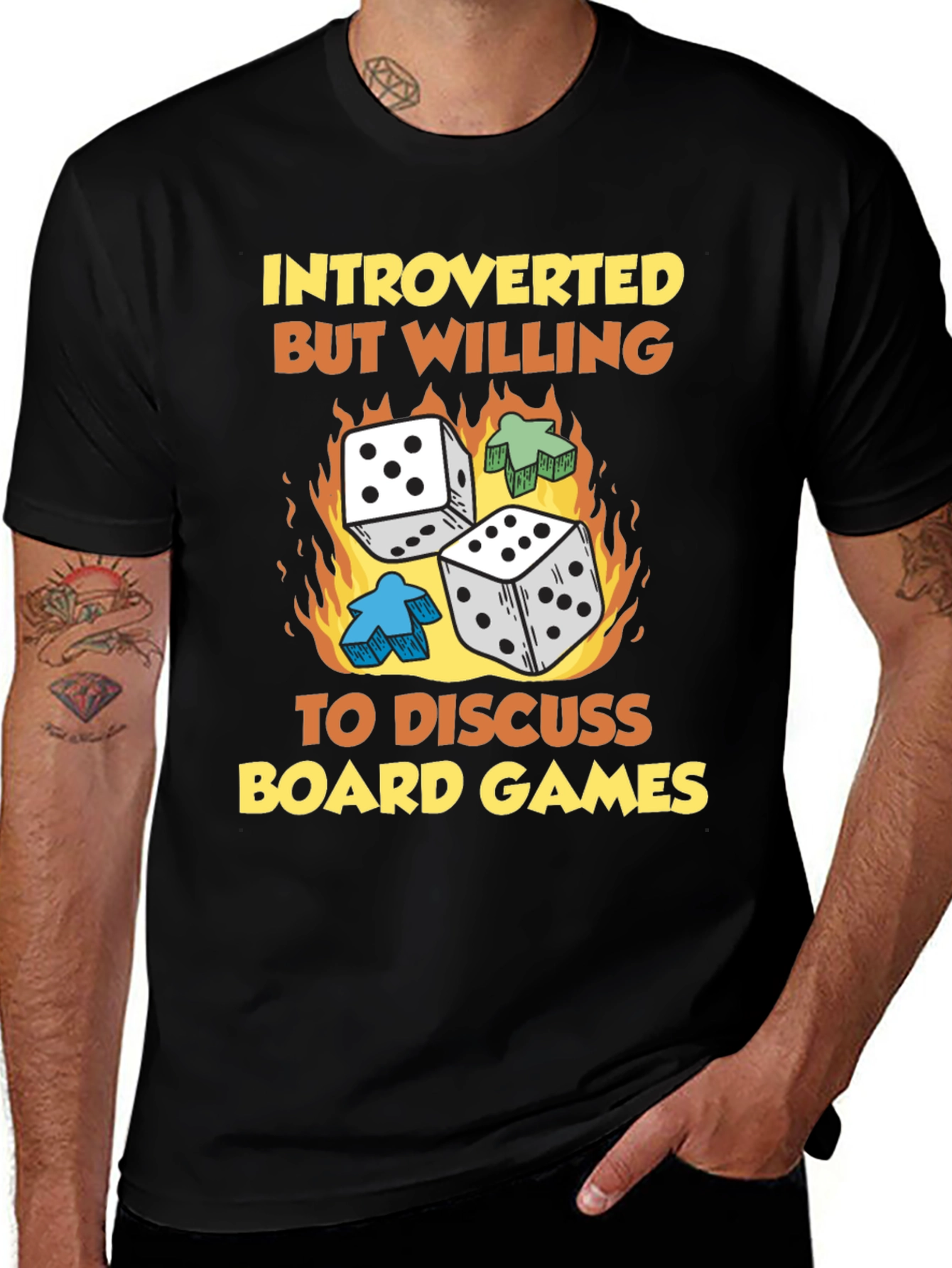 Variant 19 of Introverted Board Games T-Shirt