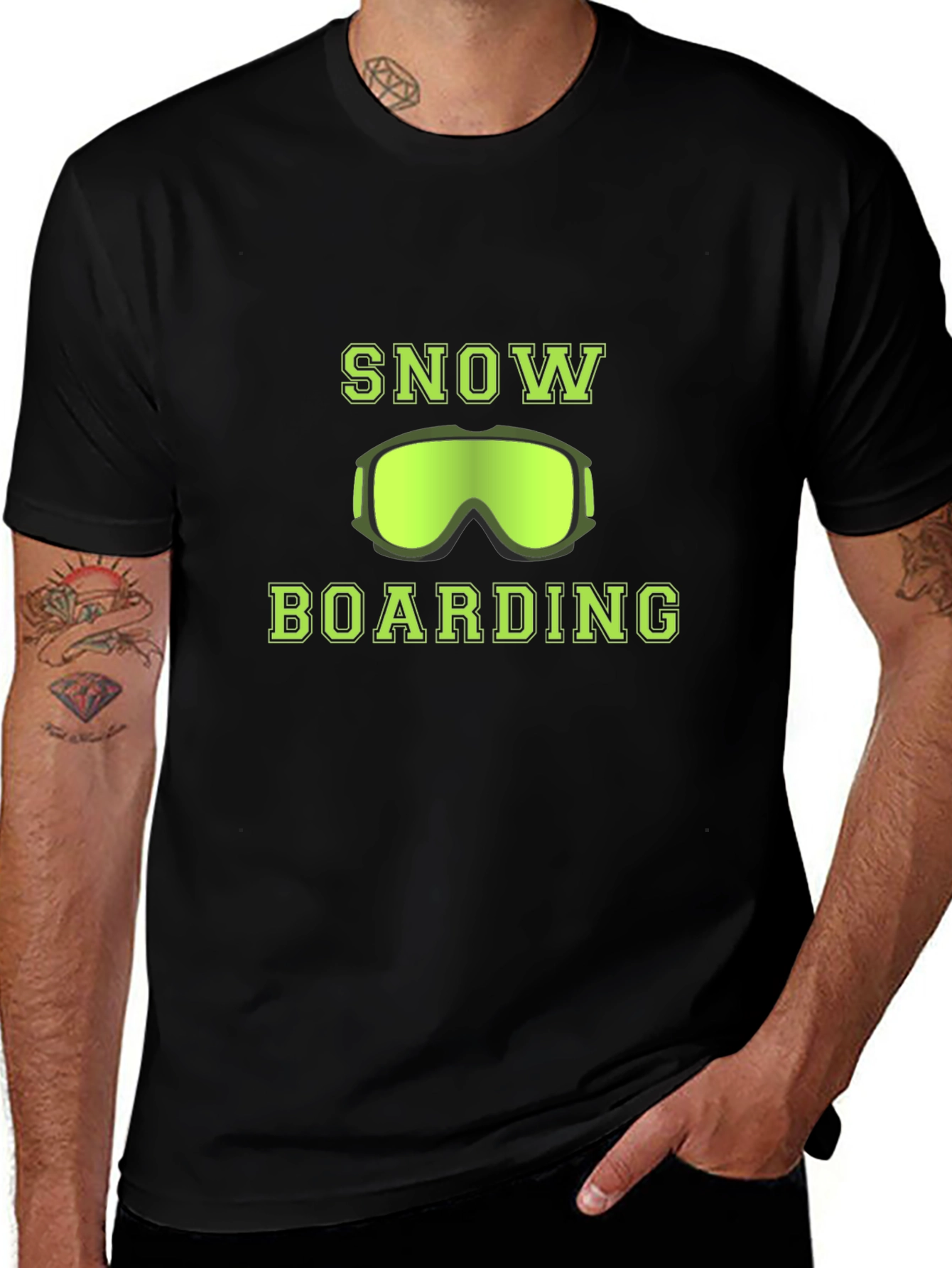Variant 30 of Snowboarding Goggles Graphic Tee