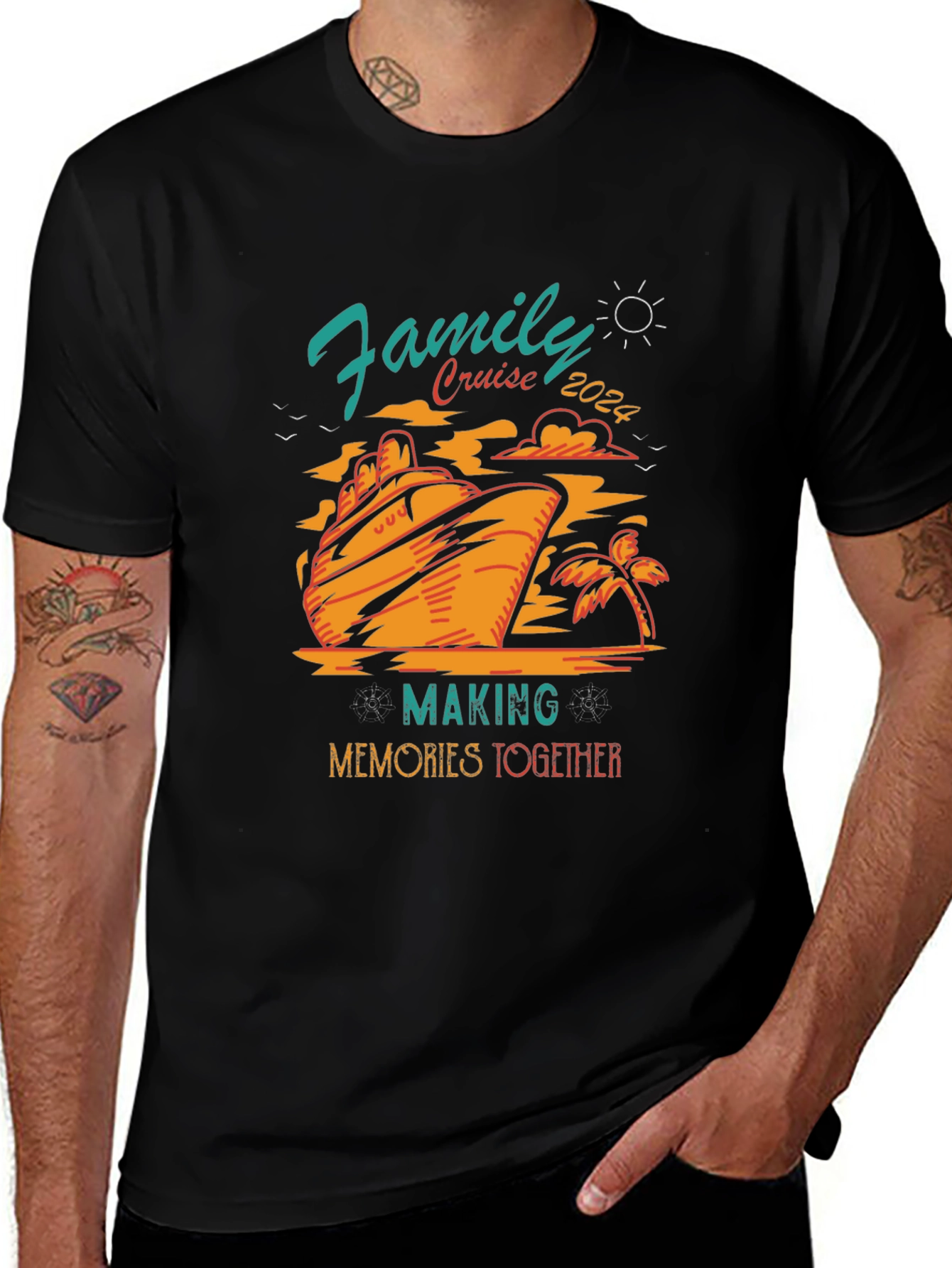 Family Cruise 2024 T-Shirt | Making Memories Together 