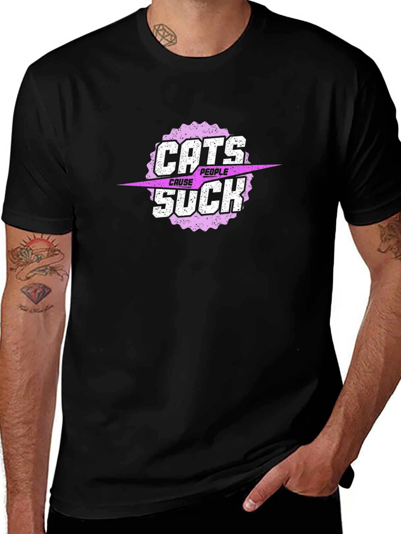 Variant 14 of Cats Cause People Suck Graphic Tee