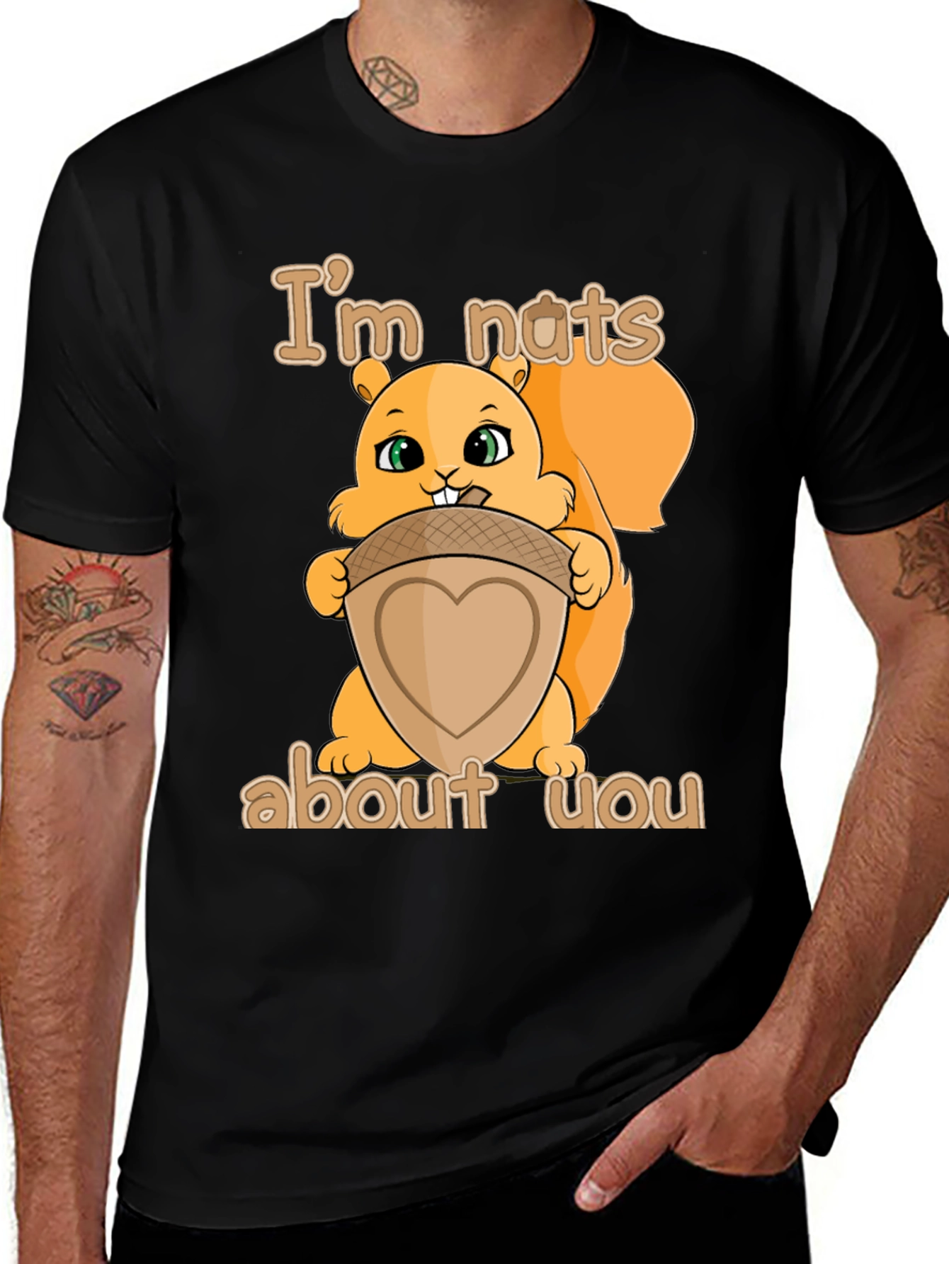 Variant 30 of I'm Nuts About You - Squirrel T-Shirt
