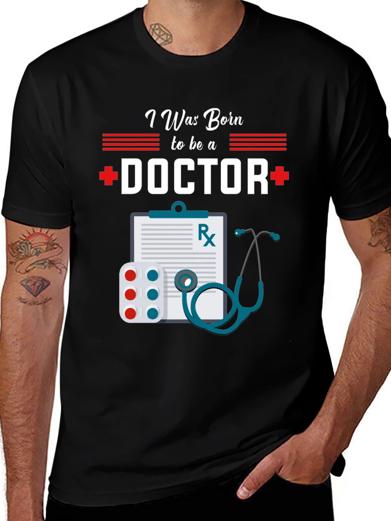 I Was Born To Be A Doctor T-Shirt