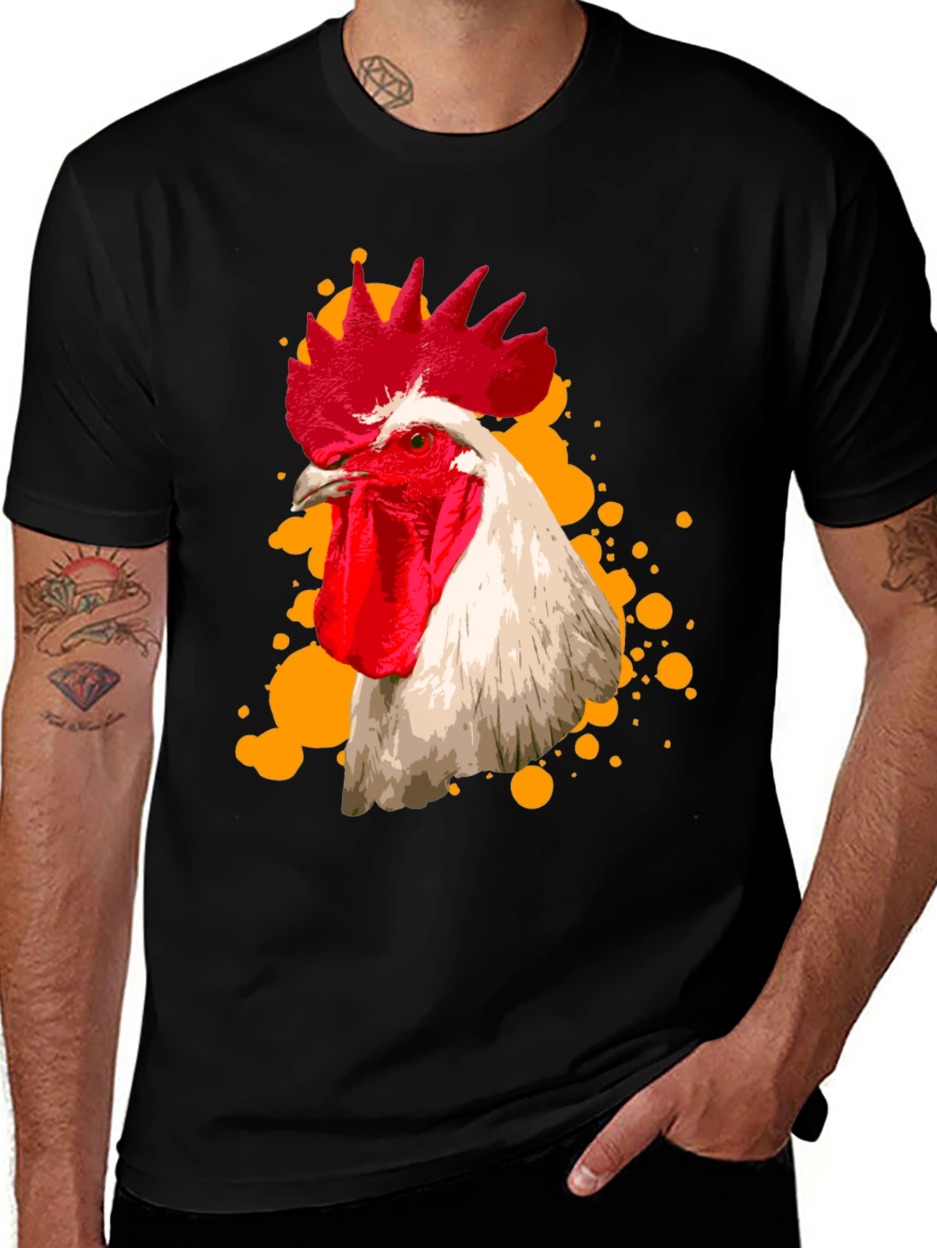 Variant 12 of Rooster Graphic Tee - Bold & Unique Design