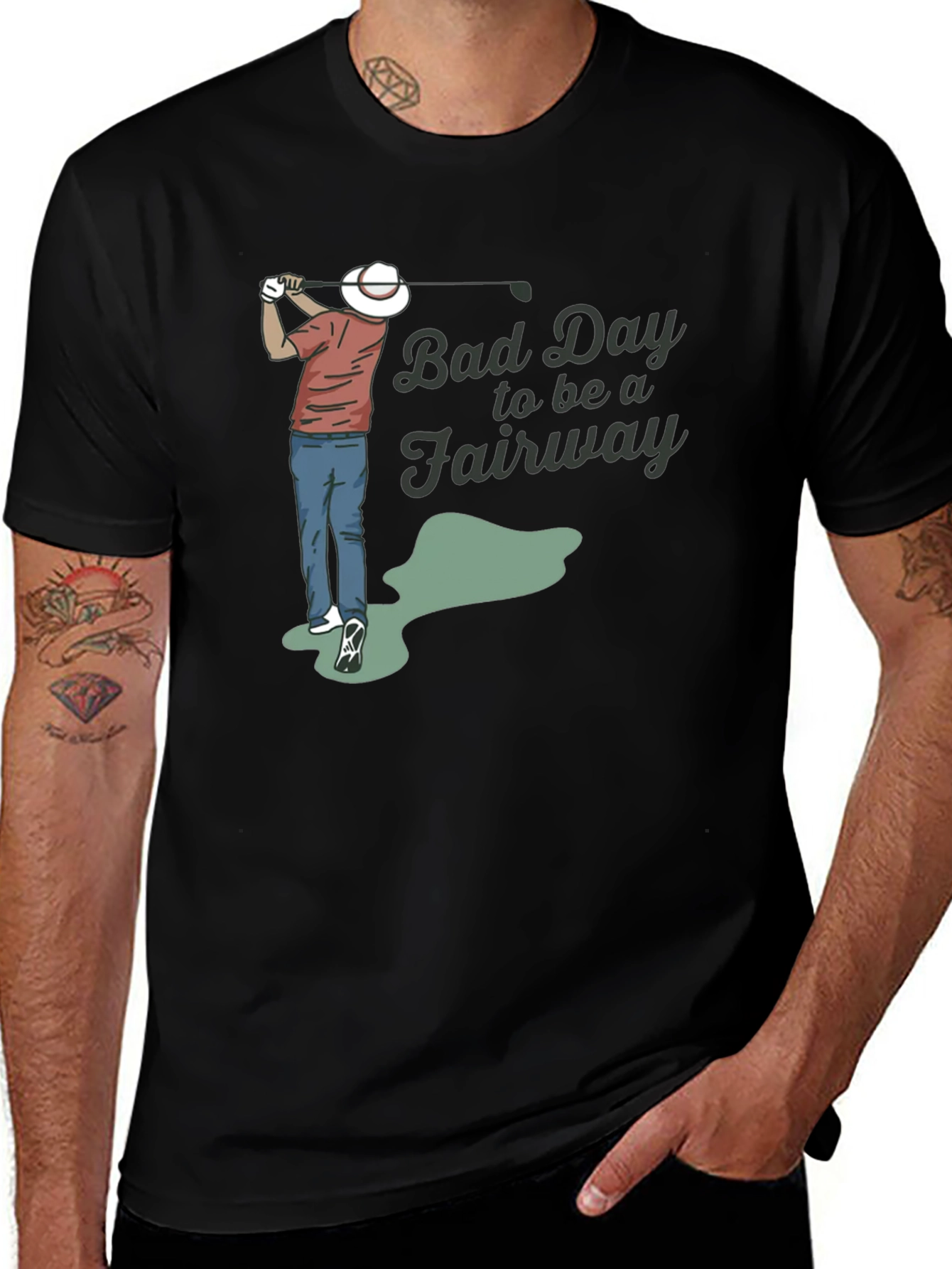 Variant 26 of Bad Day To Be A Fairway Golf T-Shirt