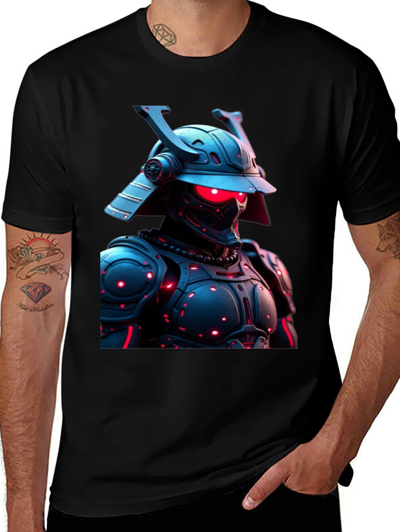 Variant 14 of Cyberpunk Samurai Graphic Tee
