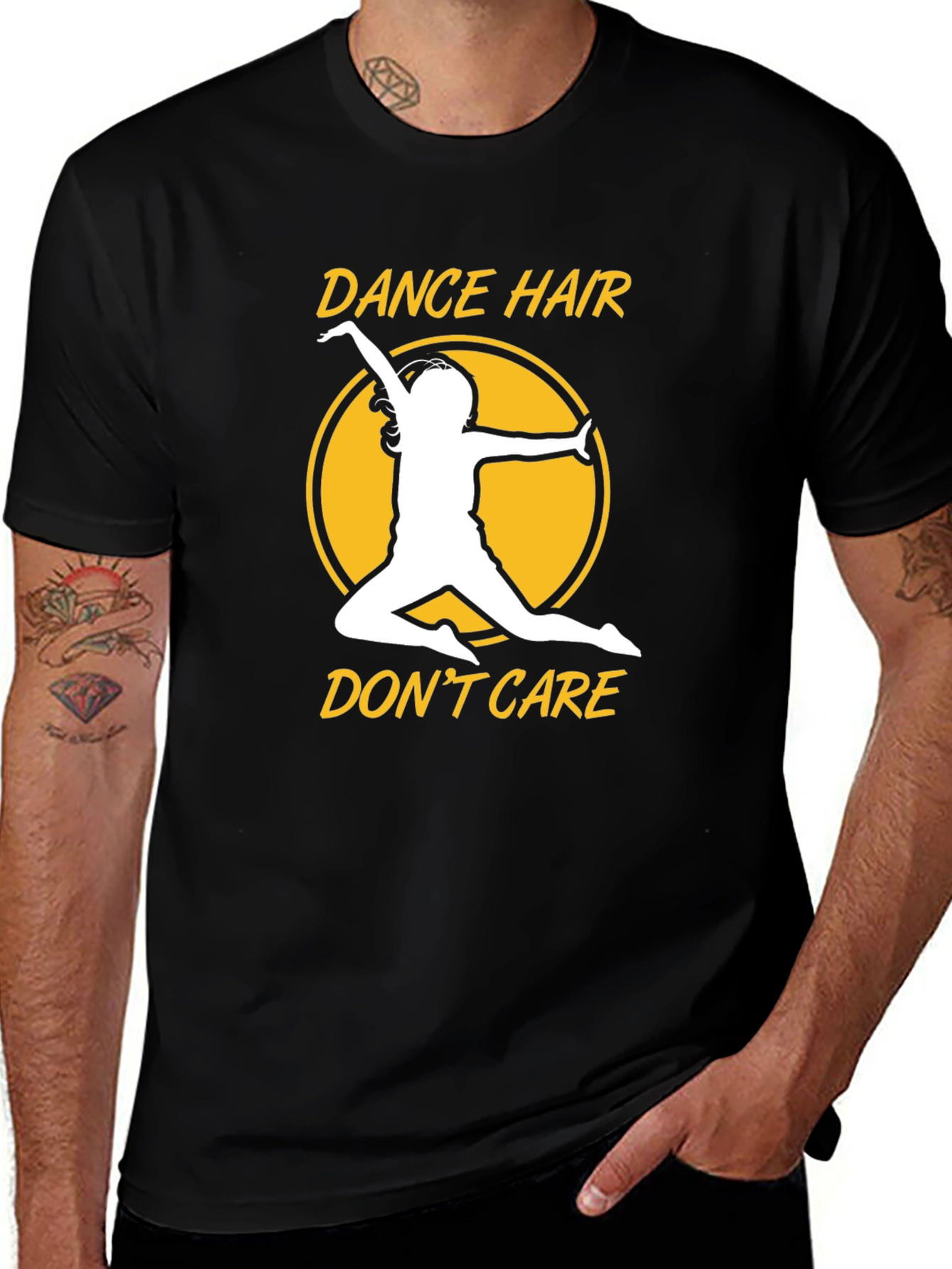 Variant 11 of Dance Hair Don't Care Graphic Tee