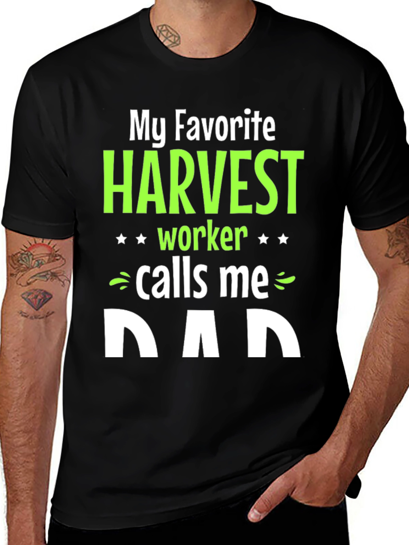 Variant 8 of Harvest Worker Dad T-Shirt - My Favorite
