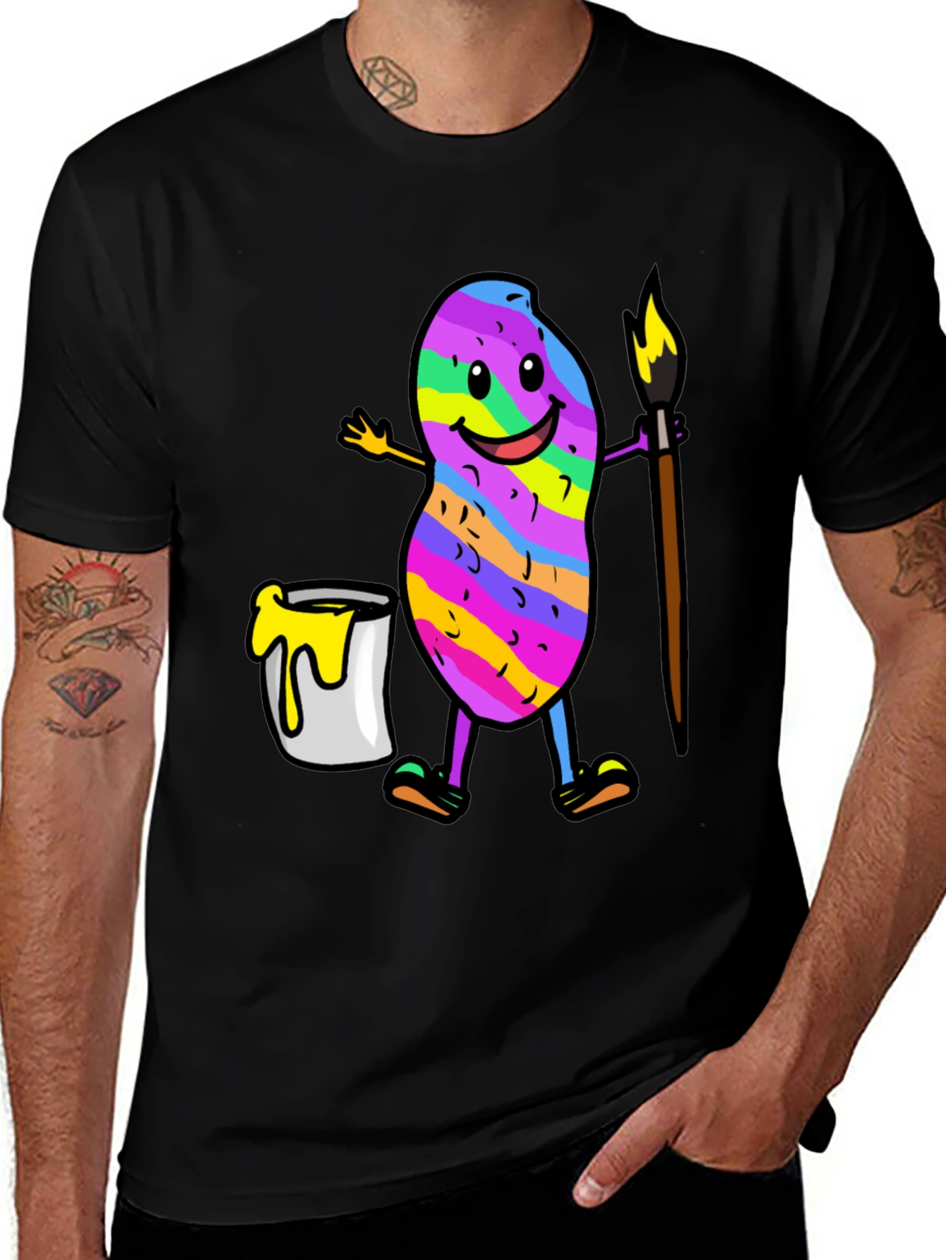 Colorful Peanut Artist T-Shirt