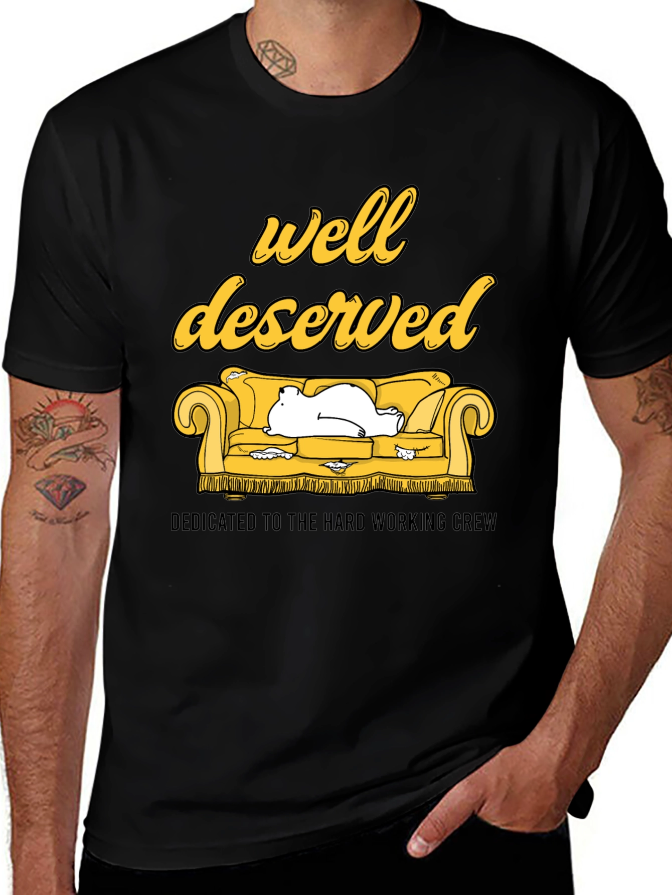 Variant 22 of Well Deserved Crew T-Shirt - Comfortable Relaxed Fit