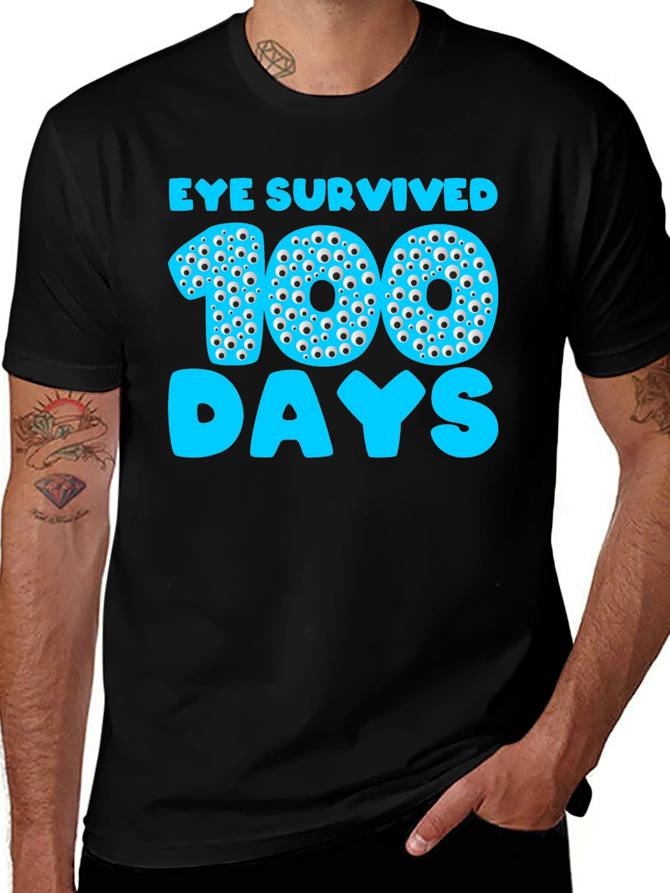 Eye Survived 100 Days T-Shirt