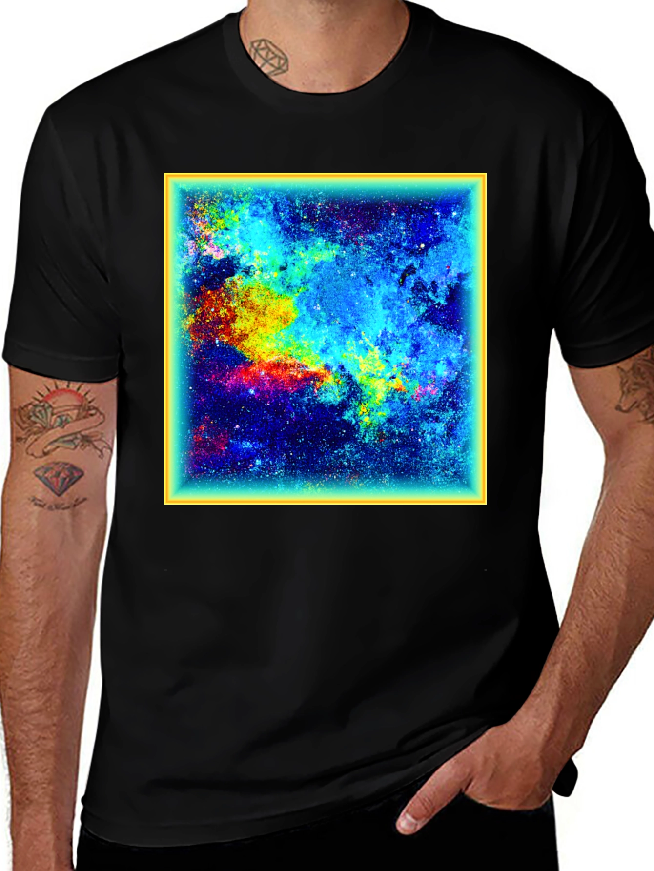 Variant 30 of Nebula Graphic Tee - Cosmic Style