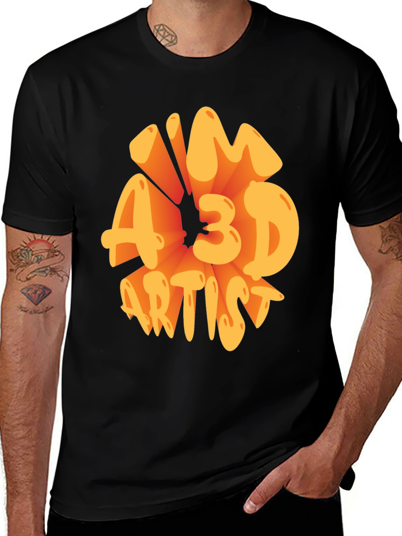 I'm A 3D Artist Graphic T-Shirt