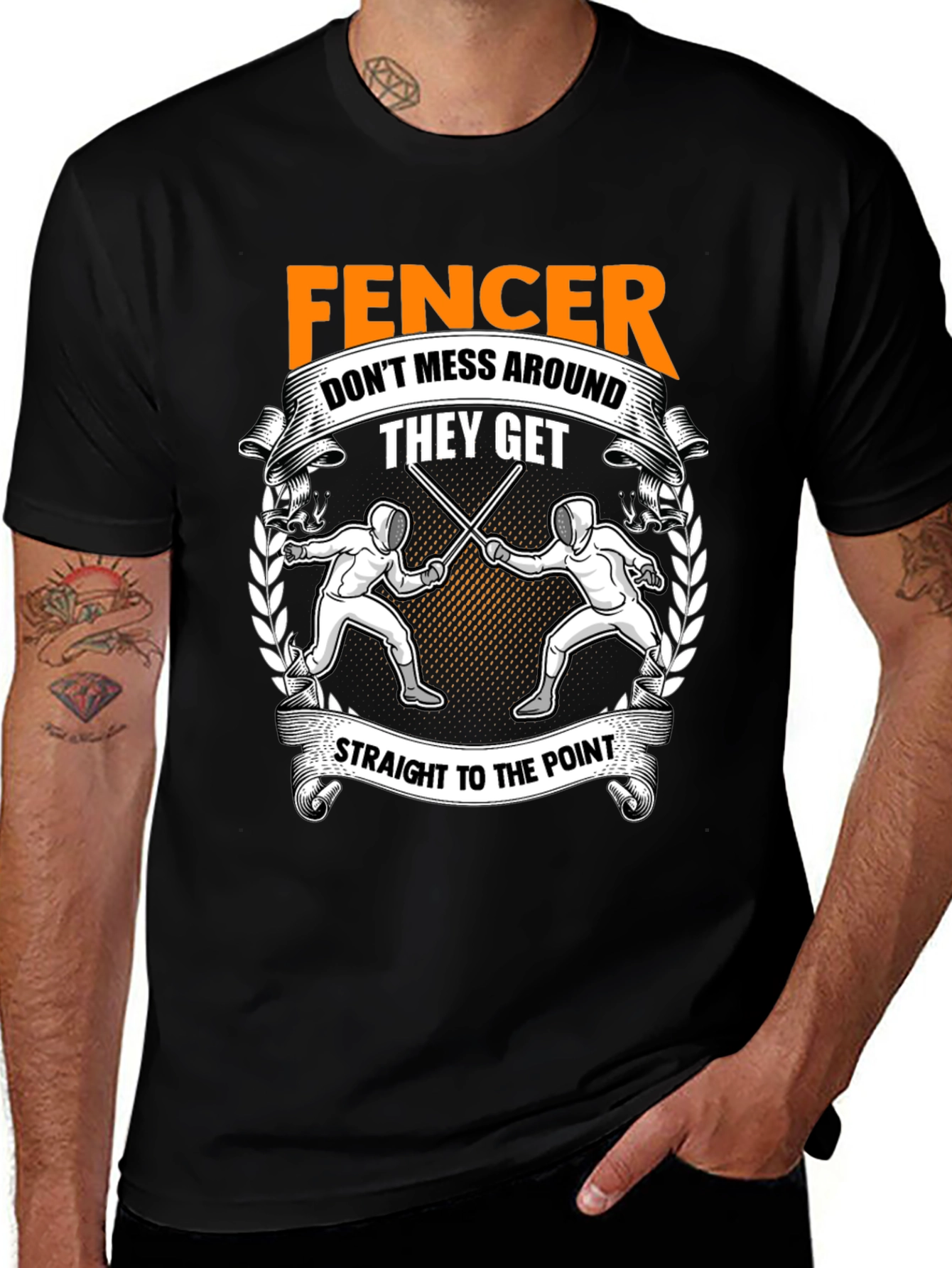 Fencer Graphic T-Shirt - Don't Mess Around!