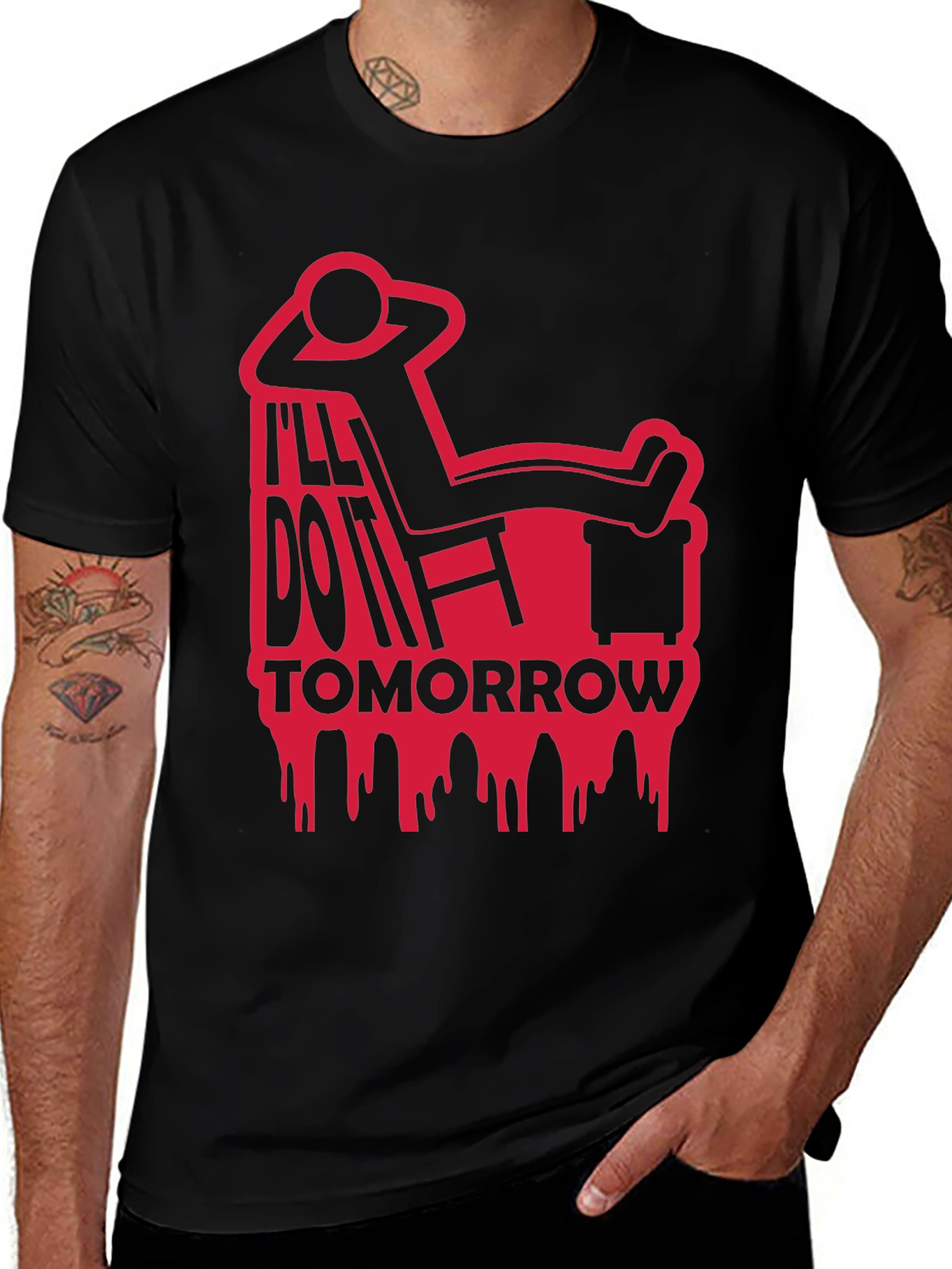 Variant 21 of I'll Do It Tomorrow Graphic Tee