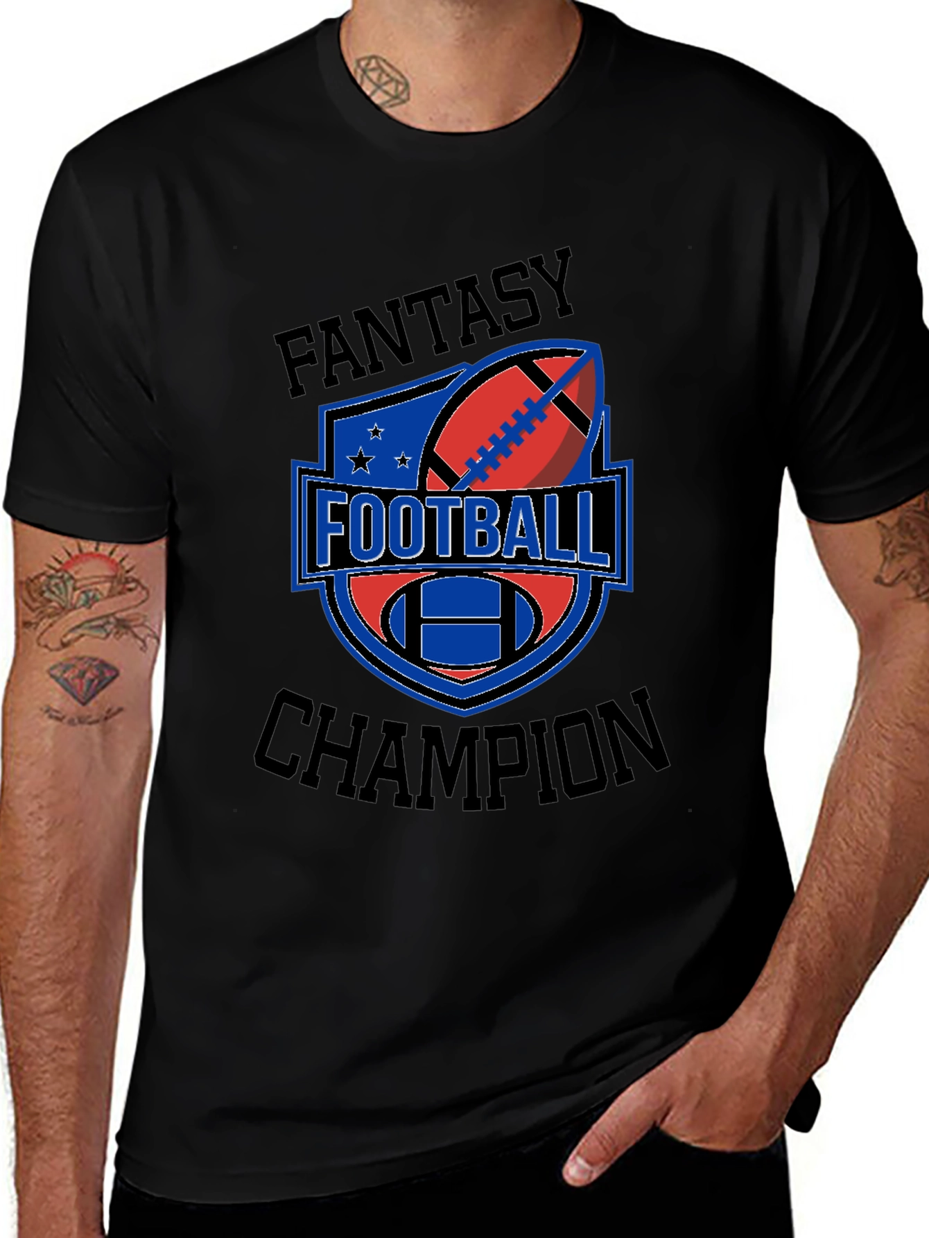 Variant 25 of Fantasy Football Champion Graphic Tee