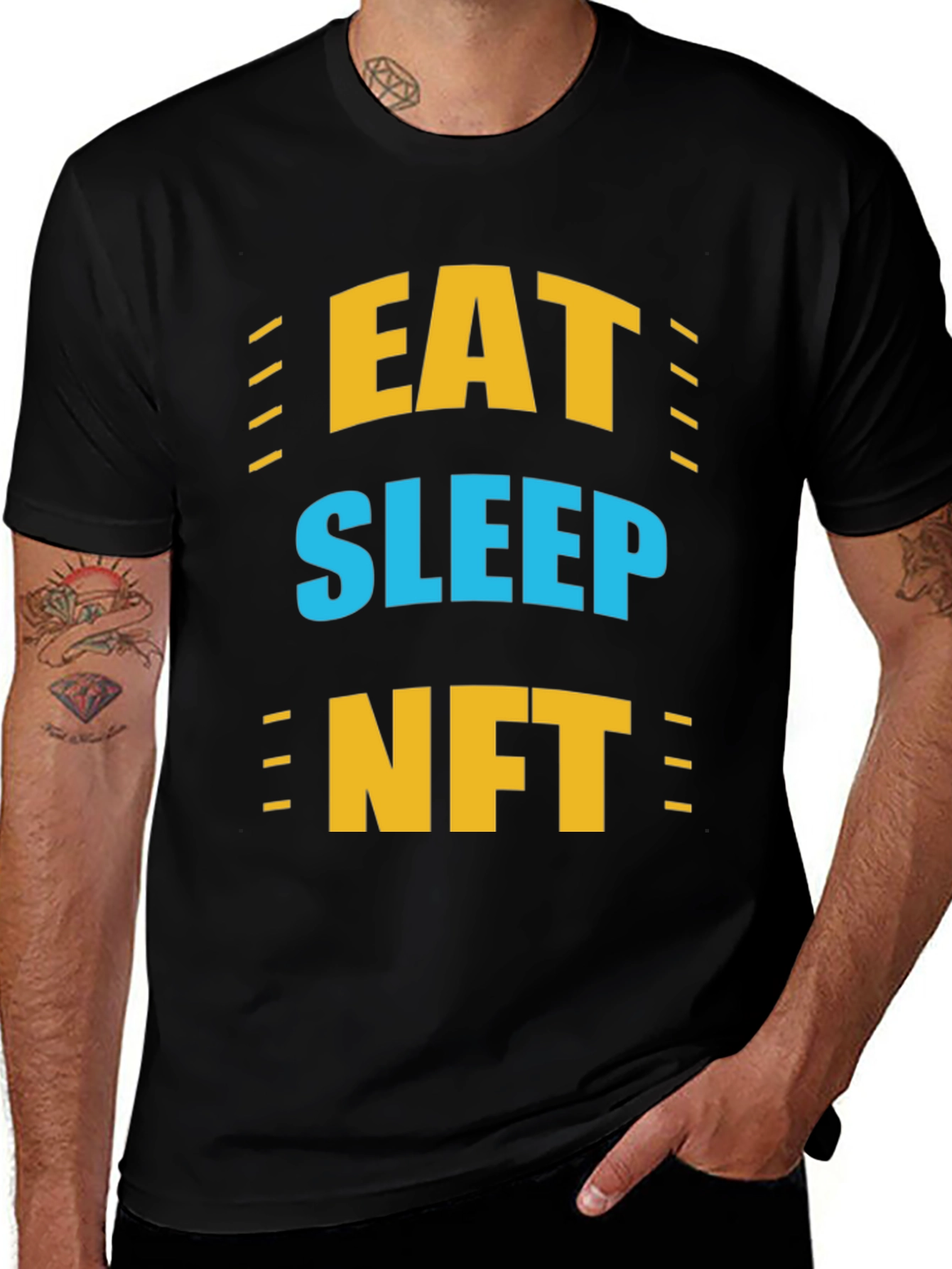 Eat Sleep NFT T-Shirt | Crypto Investor Tee