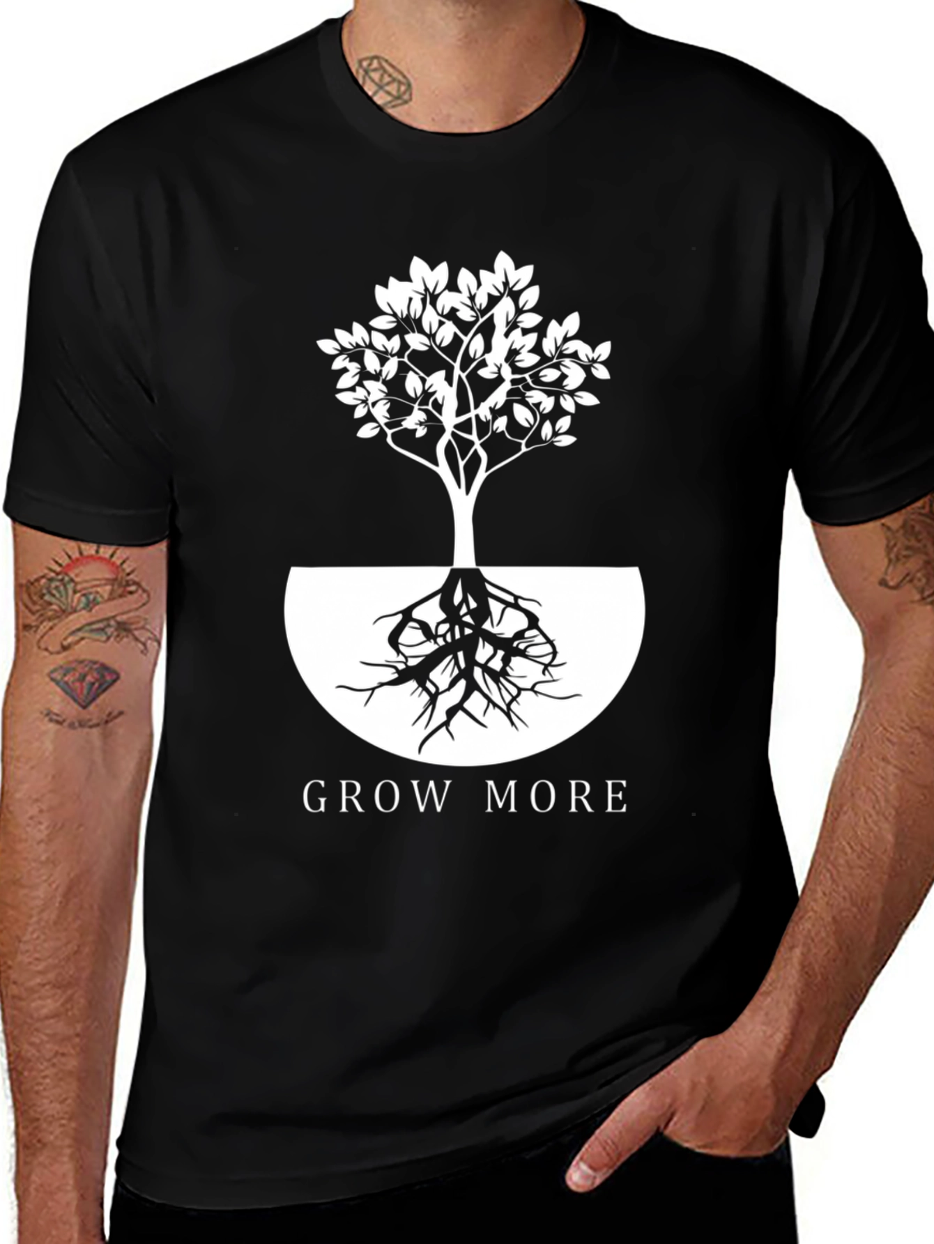 Grow More Tree Graphic T-Shirt