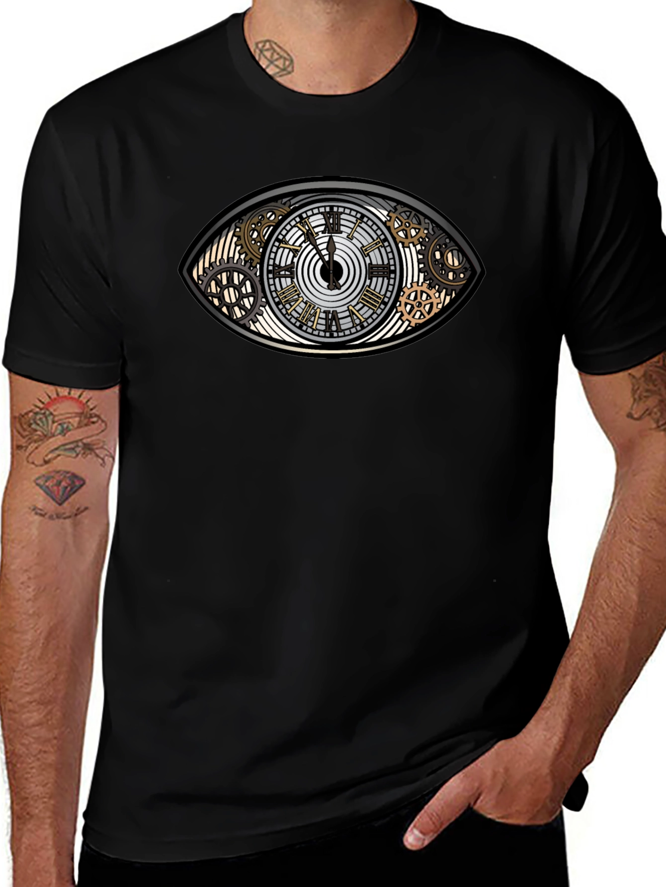 Variant 29 of Steampunk Time Eye T-Shirt
