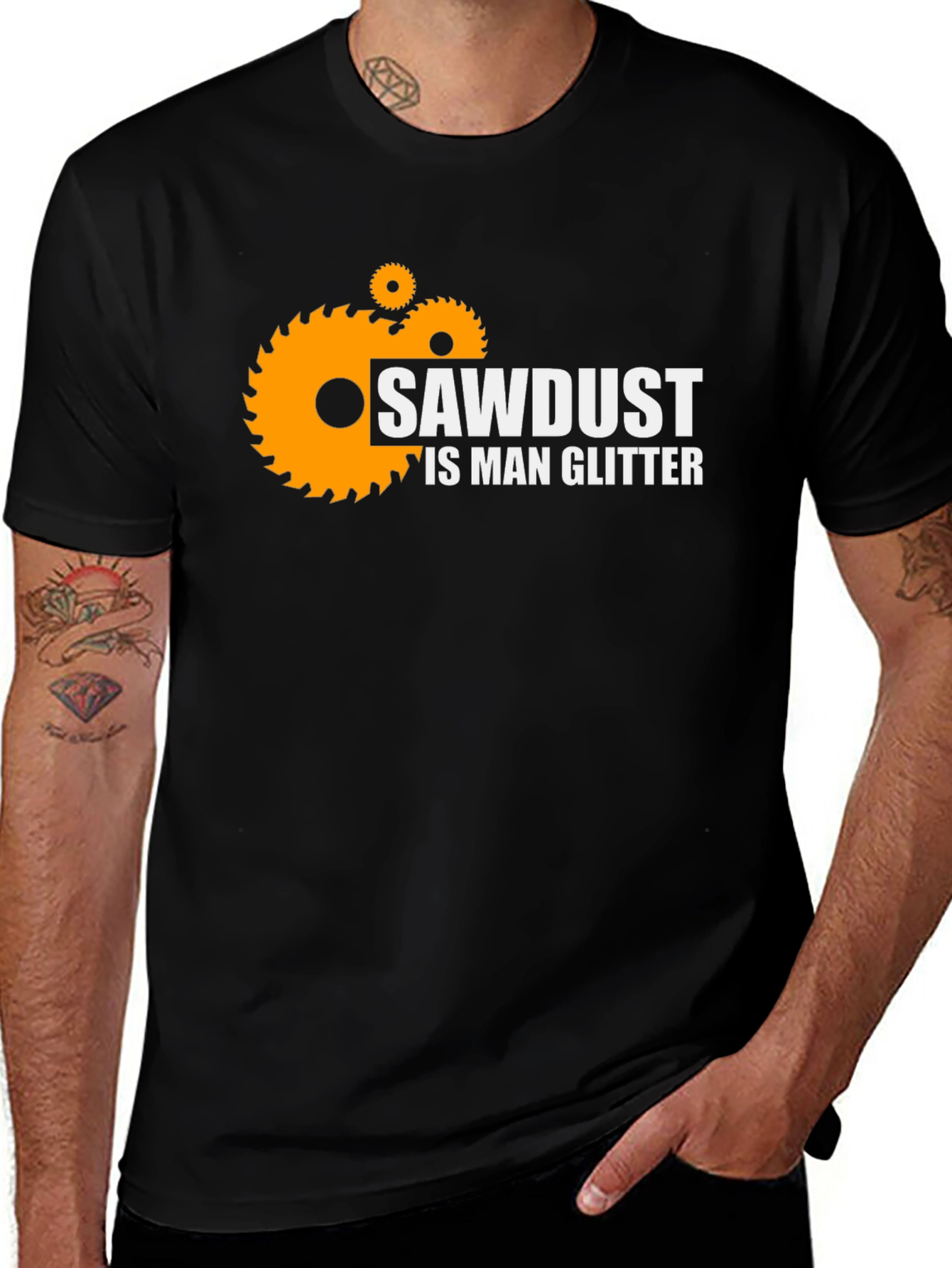 Variant 8 of Sawdust is Man Glitter T-Shirt