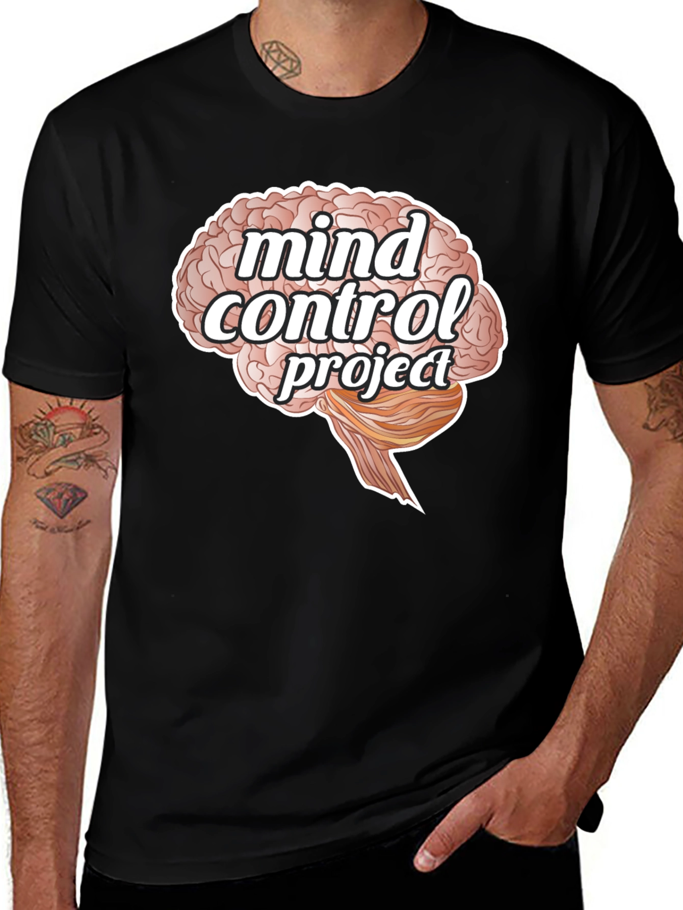 Mind Control Project Brain T-Shirt
