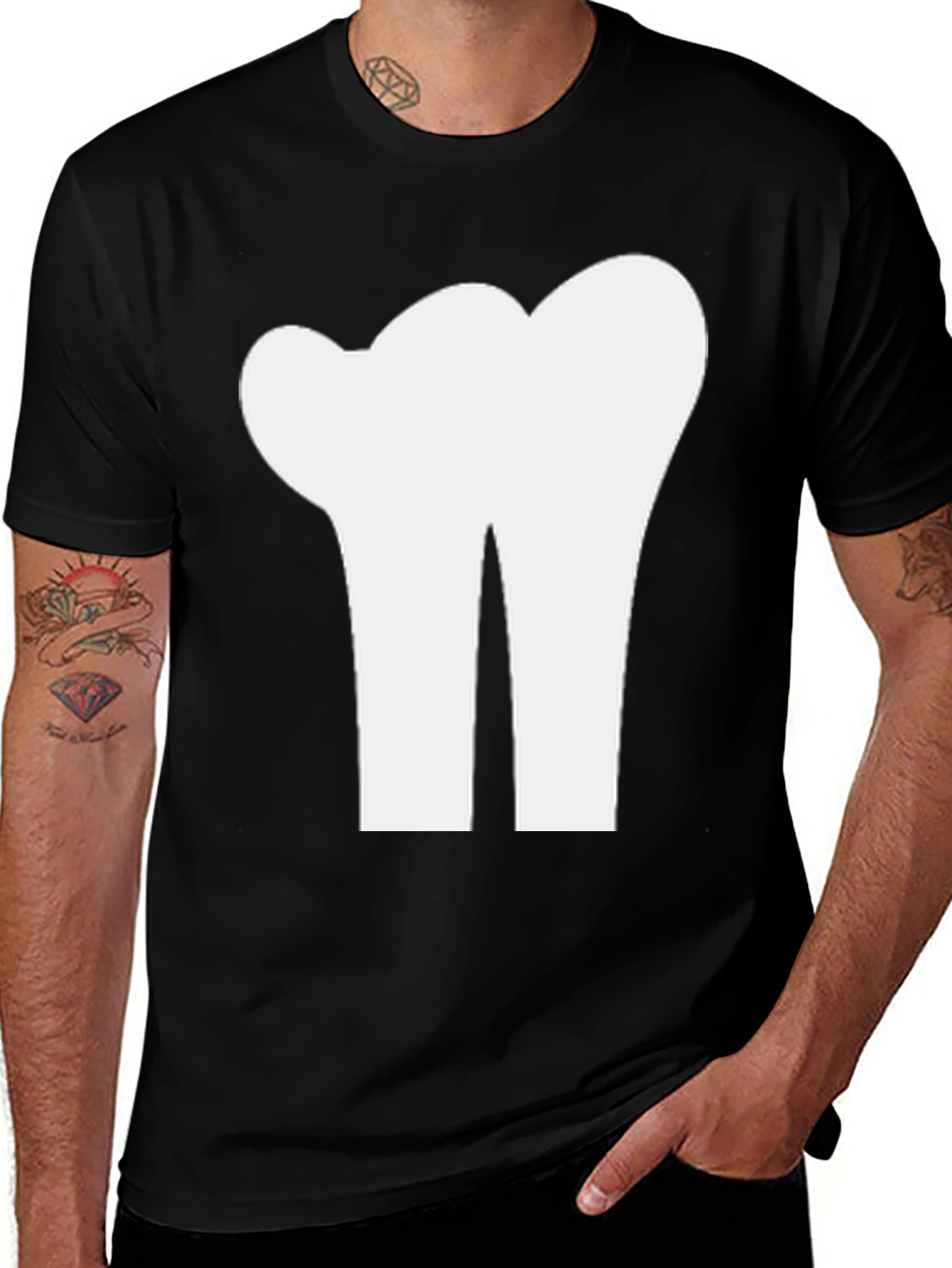 Variant 15 of Funny Bone T-Shirt - Quirky Graphic Tee