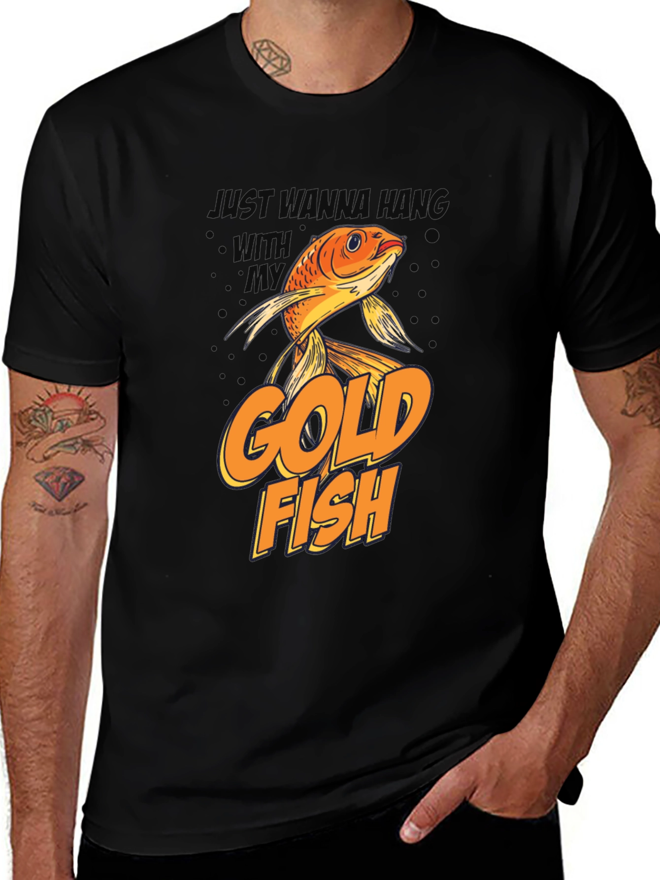 Just Wanna Hang With My Goldfish T-Shirt